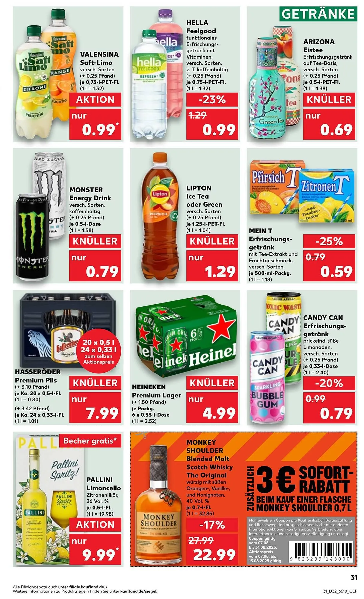 Kaufland Prospekt von 7. August bis 13. August 2025 - Prospekt seite 31