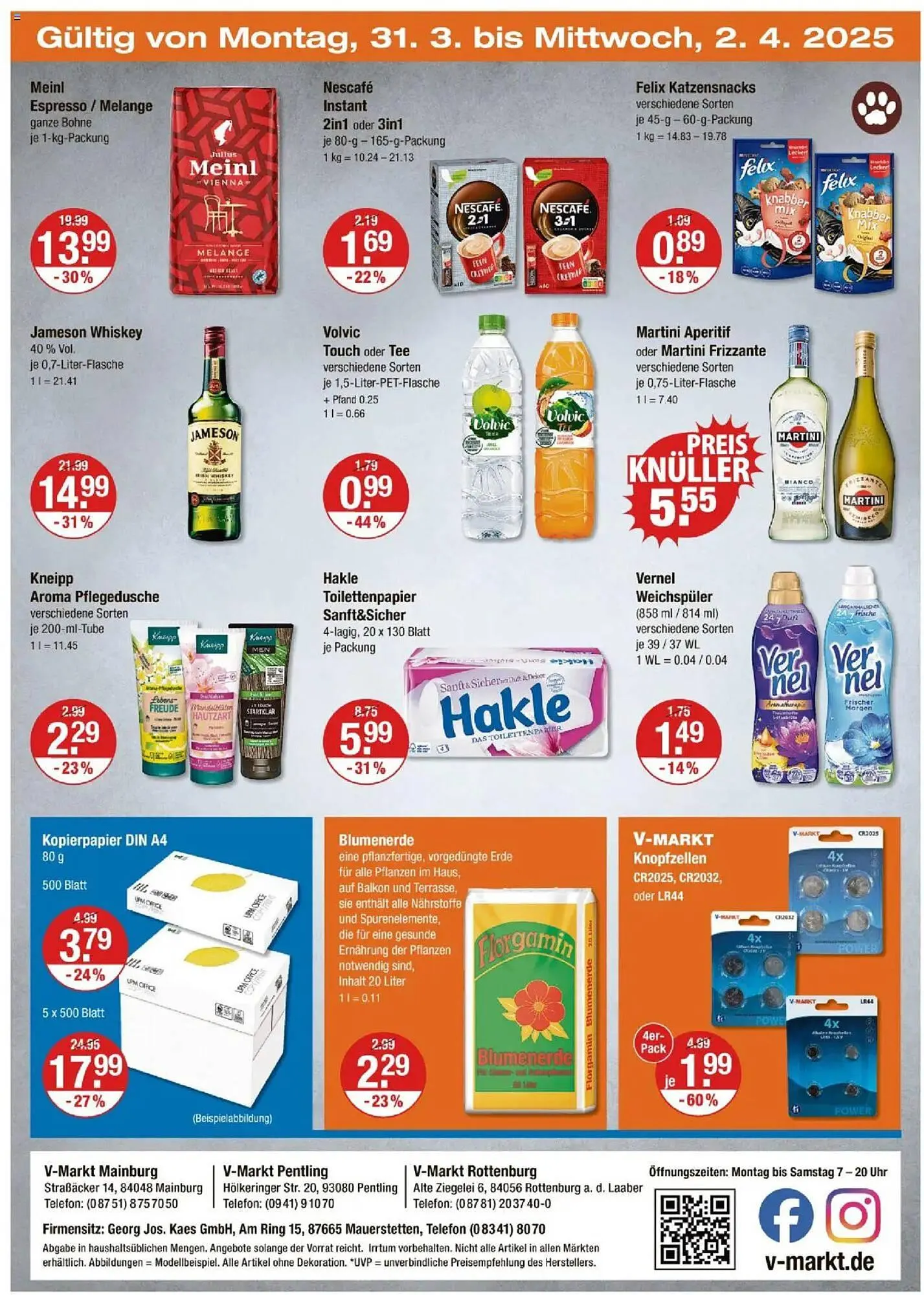 V Markt Prospekt von 27. März bis 2. April 2025 - Prospekt seite 28