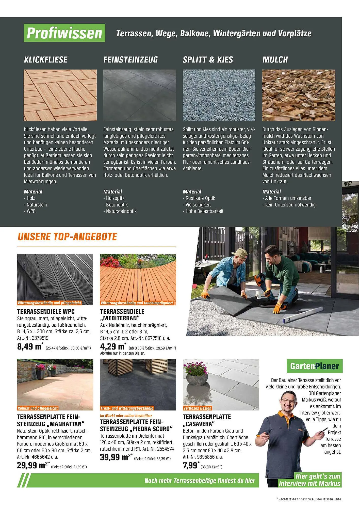 OBI Prospekt von 21. April bis 31. Mai 2025 - Prospekt seite 5