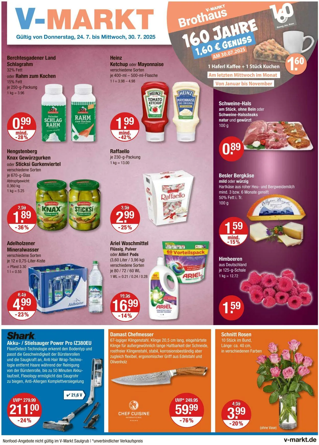 V-Markt Aktueller Prospekt von 24. Juli bis 30. Juli 2025 - Prospekt seite 1