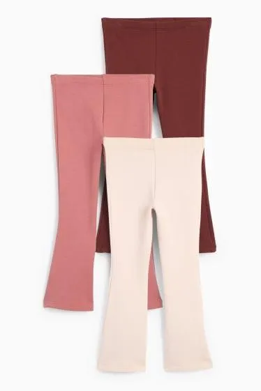Multipack of 3 - flared thermal leggings