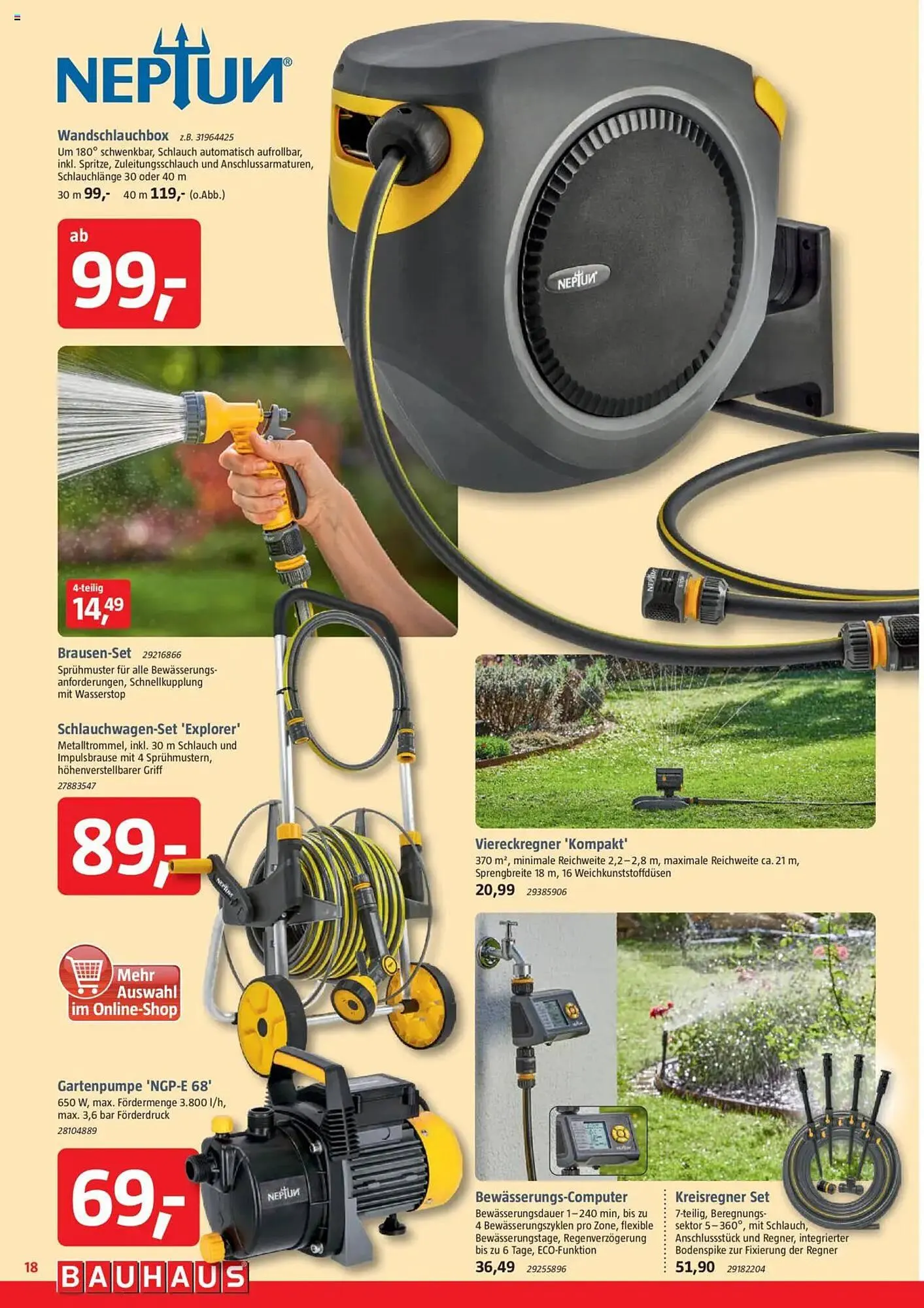 Bauhaus Prospekt von 31. Mai bis 28. Juni 2025 - Prospekt seite 18