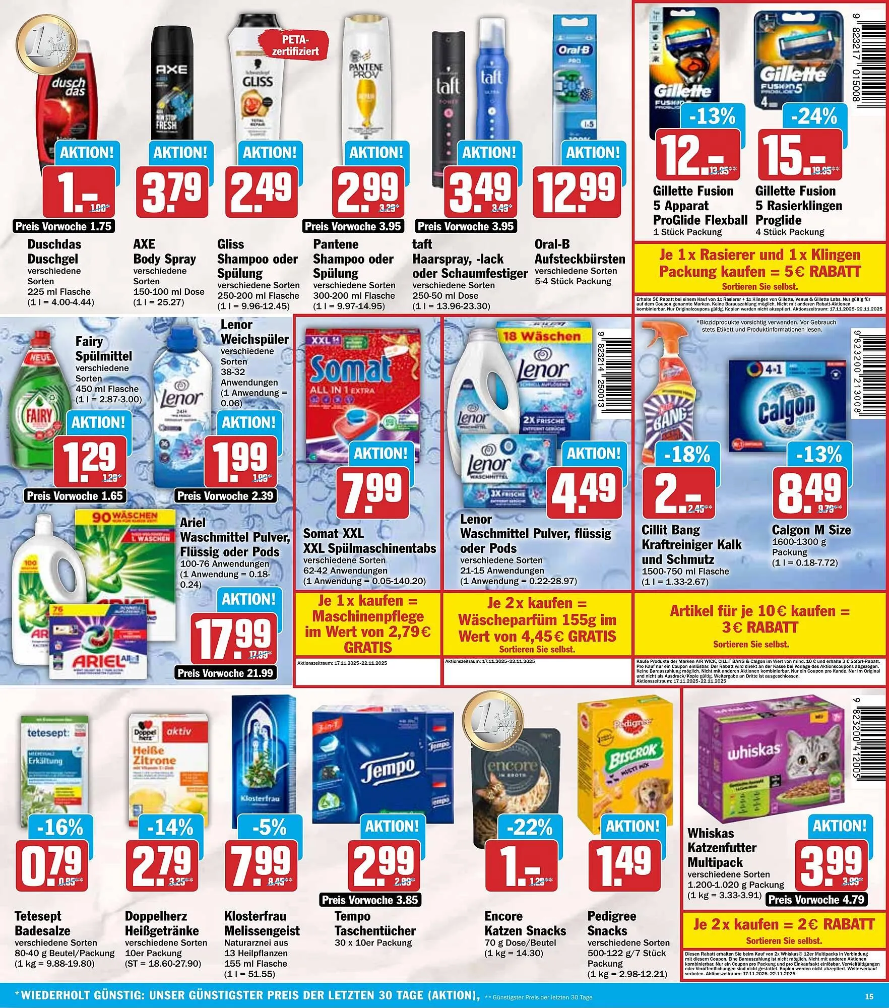 HIT Prospekt von 17. November bis 22. November 2025 - Prospekt seite 15