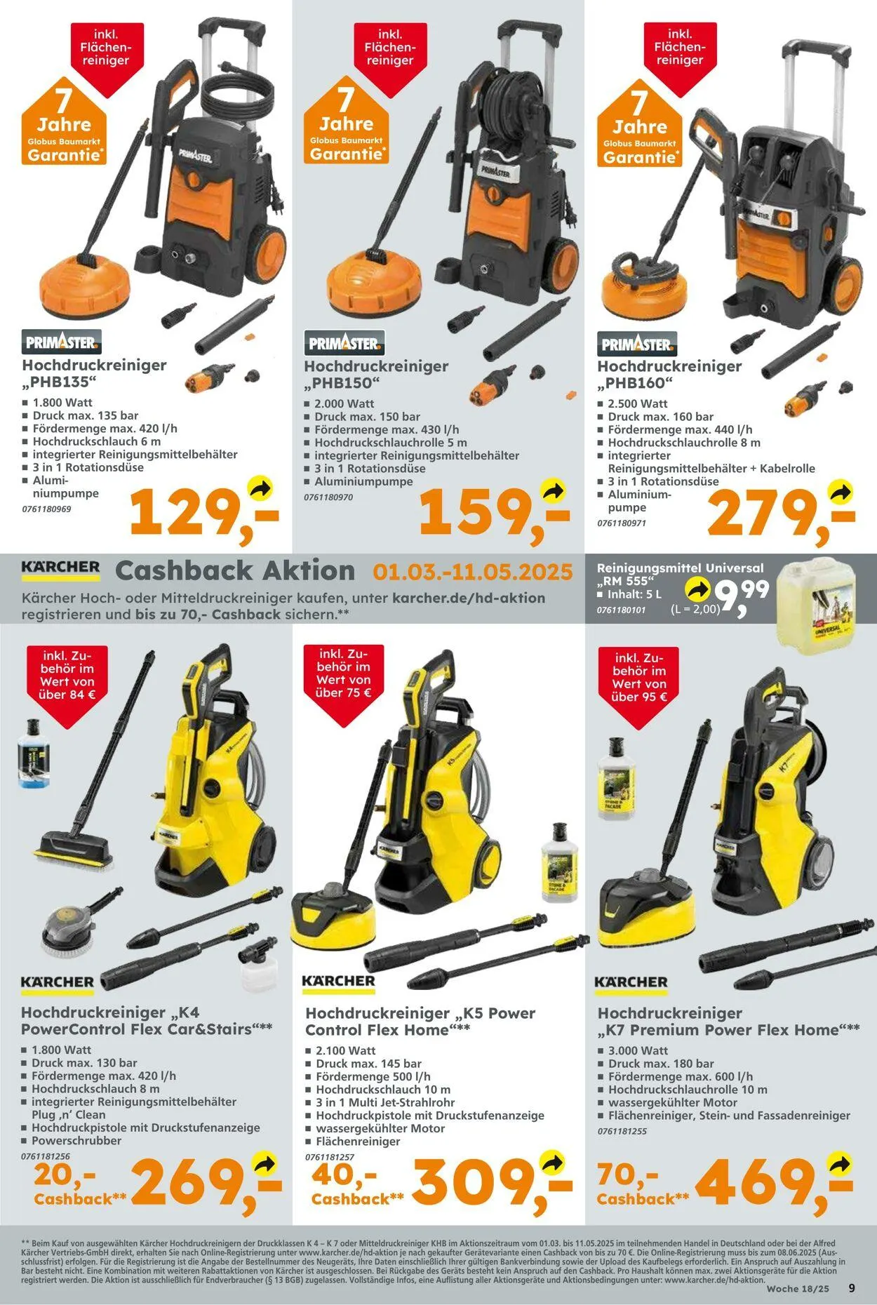 Globus Baumarkt Aktueller Prospekt von 27. April bis 3. Mai 2025 - Prospekt seite 9