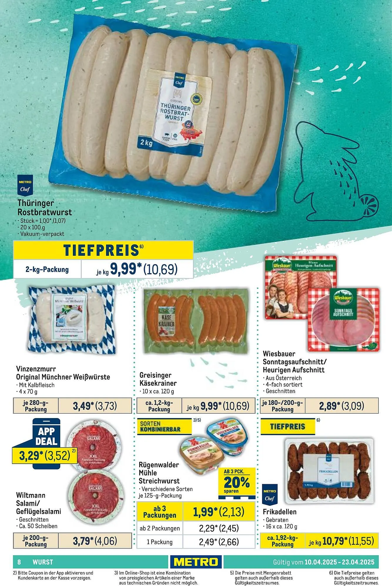 METRO Prospekt von 10. April bis 23. April 2025 - Prospekt seite 8