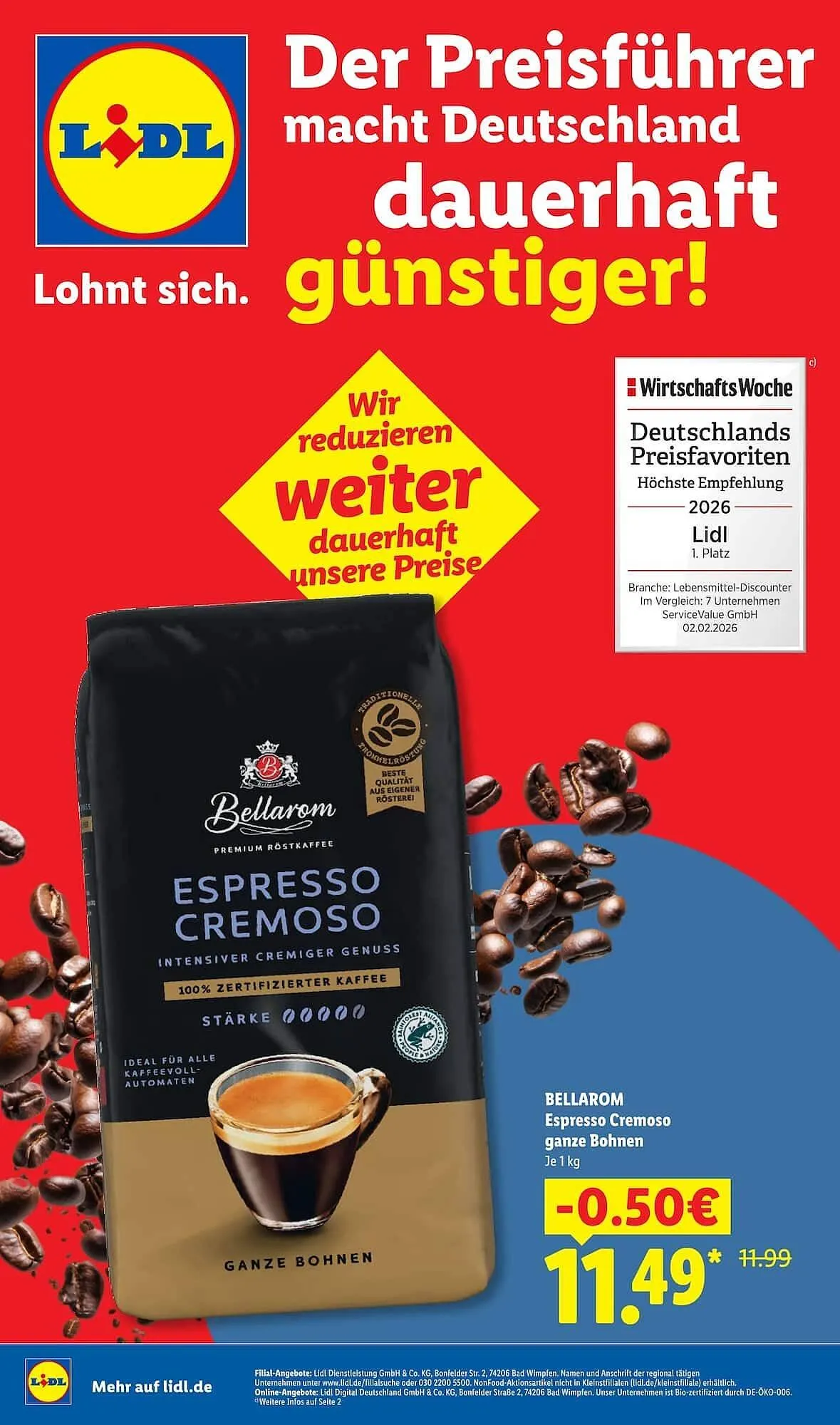 Lidl Prospekt von 10. Mai bis 31. Dezember 2026 - Prospekt seite 1