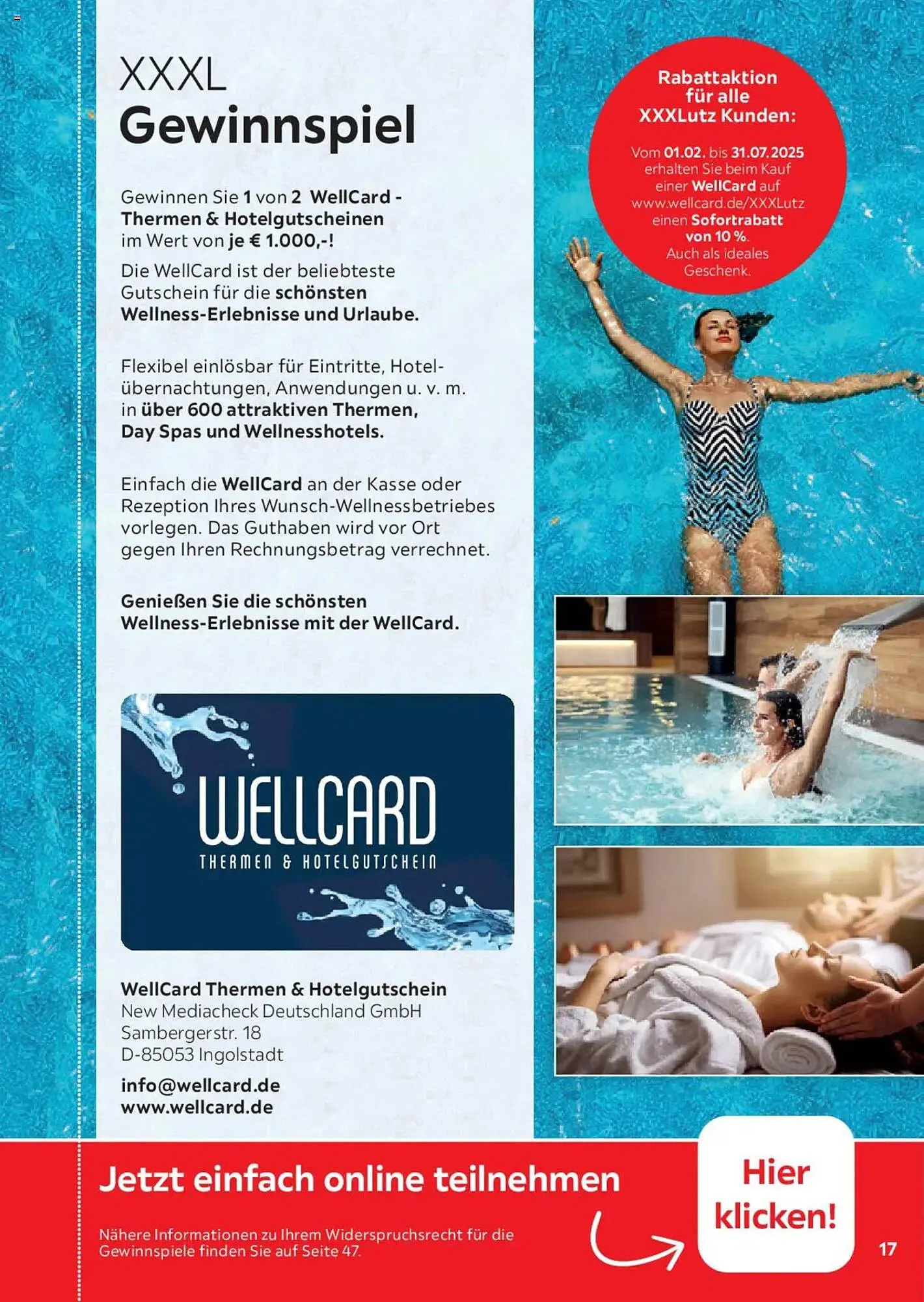 XXXLutz Prospekt von 1. Februar bis 31. Juli 2025 - Prospekt seite 17
