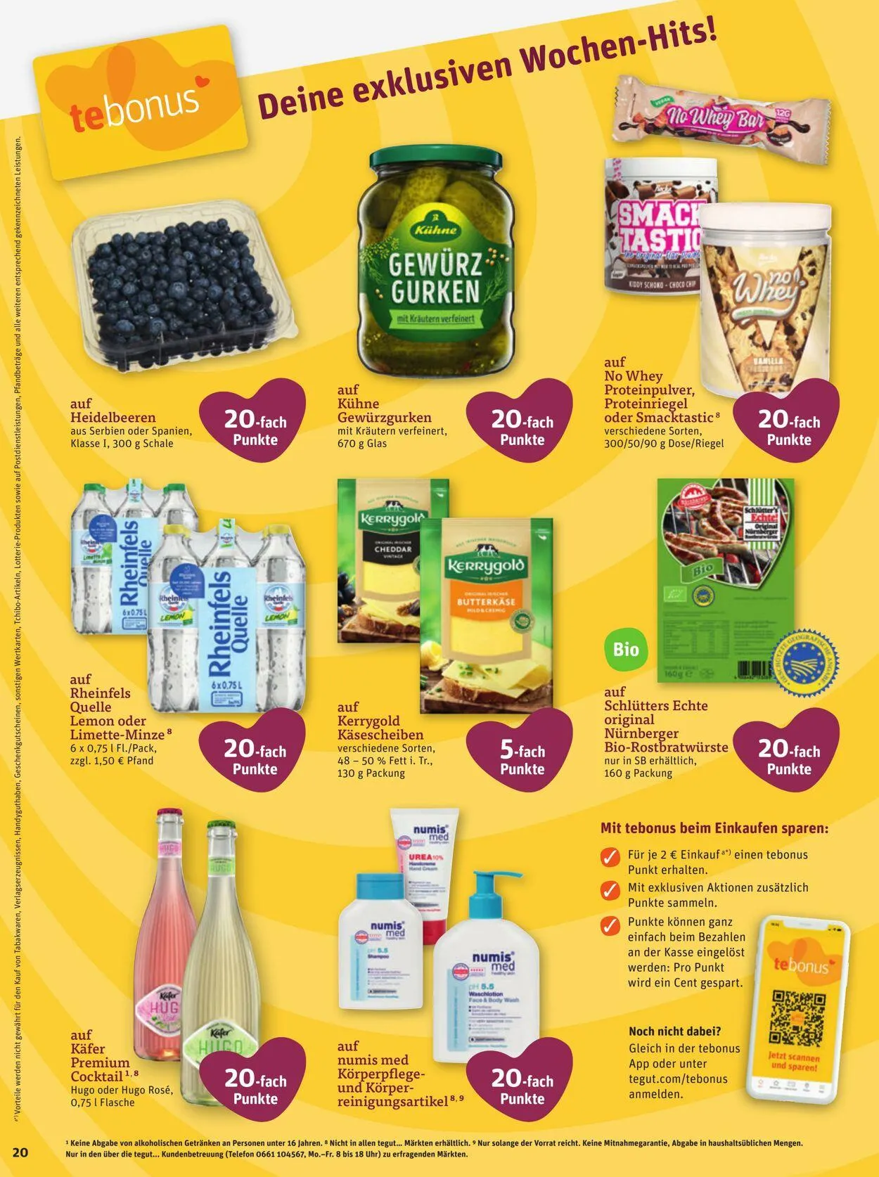 Tegut Aktueller Prospekt von 2. Juni bis 8. Juni 2025 - Prospekt seite 22