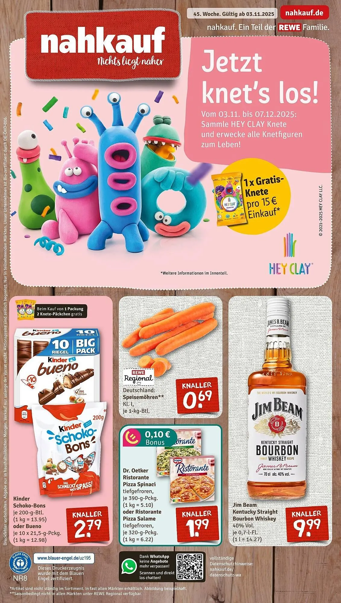 Nahkauf Prospekt von 3. November bis 8. November 2025 - Prospekt seite 1