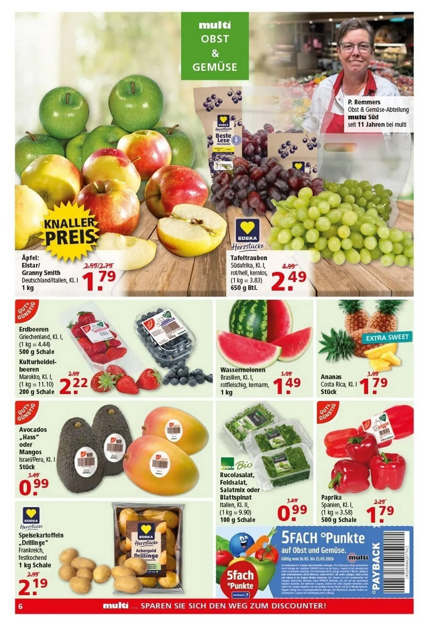 Multi Markt Prospekt von 16. März bis 21. März 2026 - Prospekt seite 6