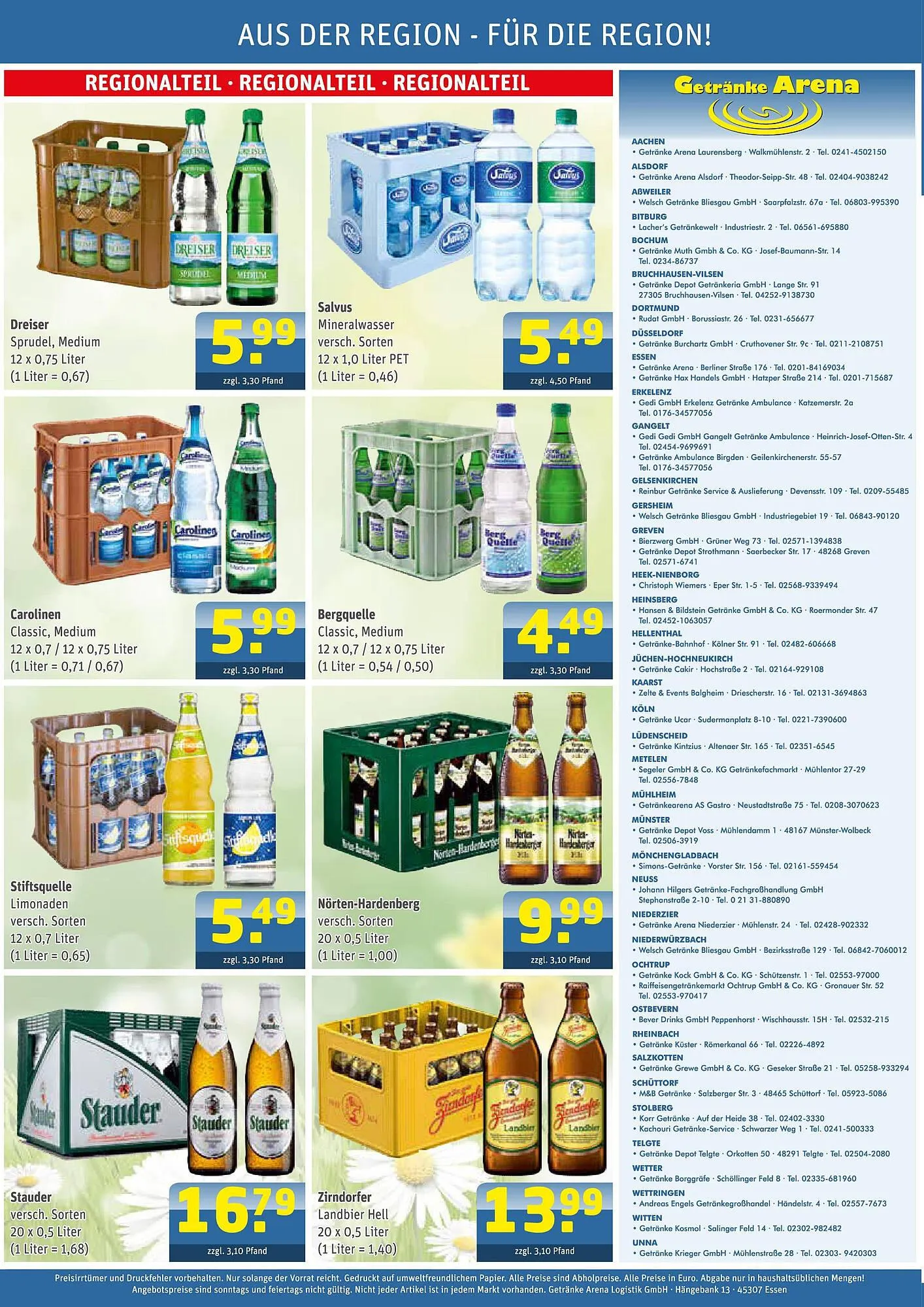 Getränke Arena Prospekt von 30. März bis 5. April 2025 - Prospekt seite 4