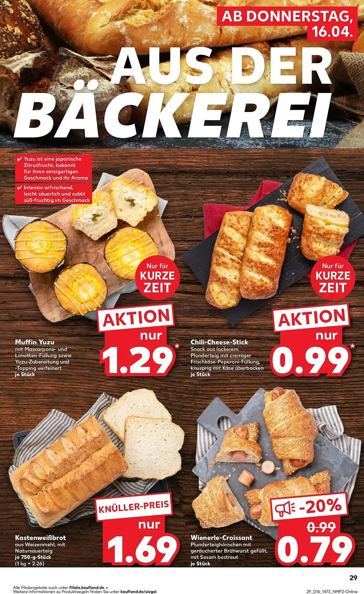 Kaufland Prospekt von 16. April bis 22. April 2026 - Prospekt seite 29