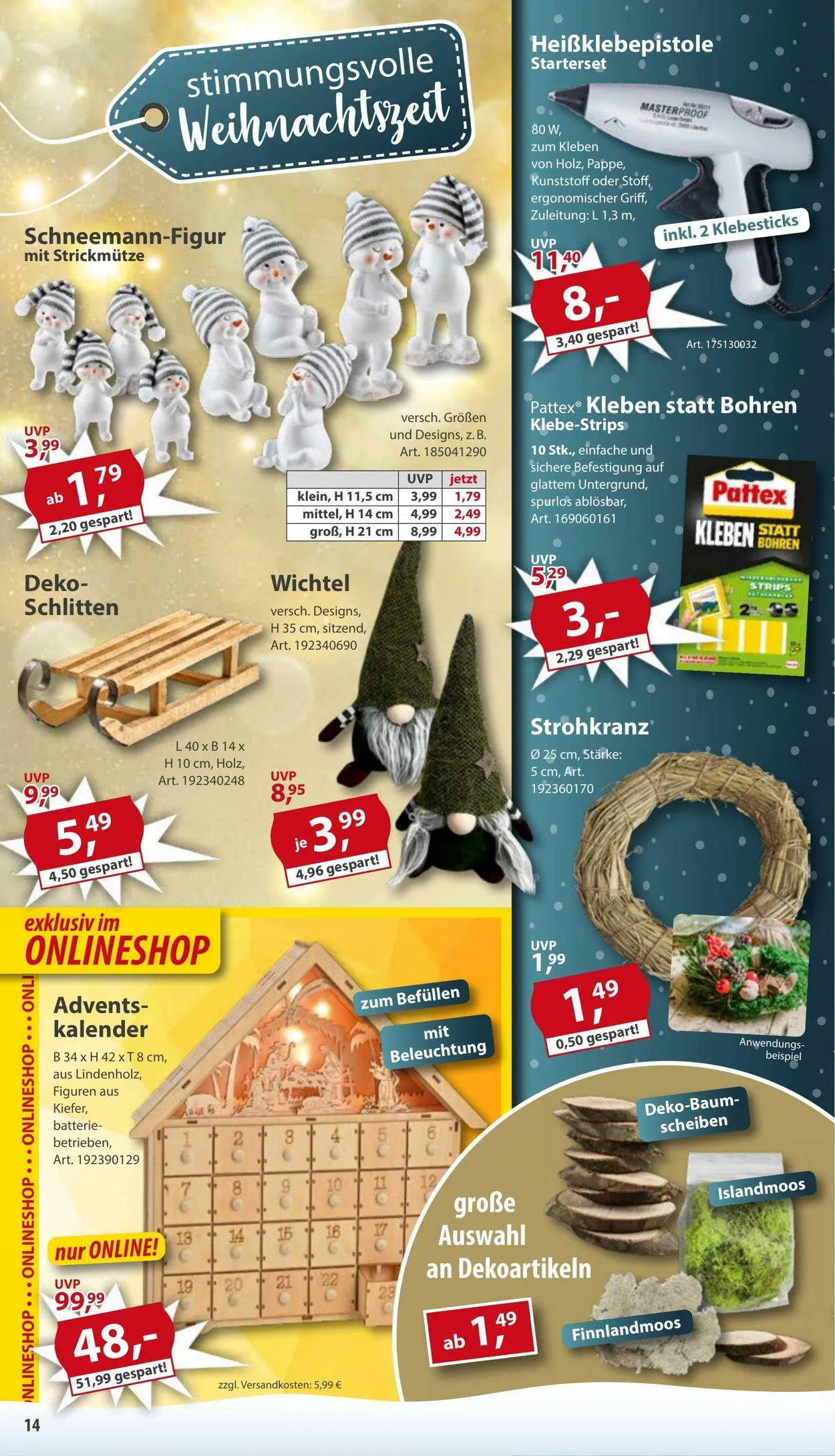 Sonderpreis Baumarkt Aktueller Prospekt von 25. Oktober bis 8. November 2025 - Prospekt seite 14