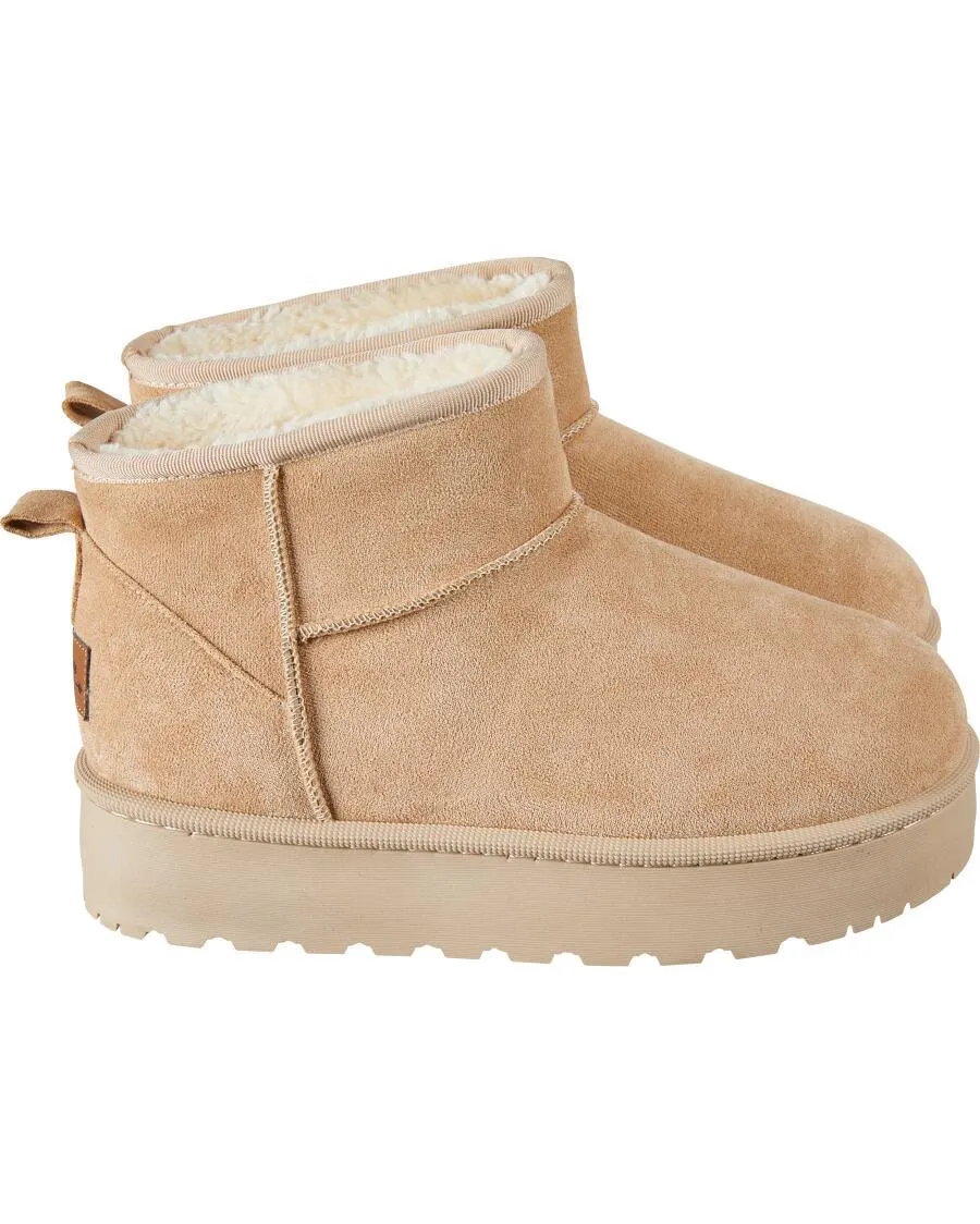 Boots in Beige Janina, gefüttert