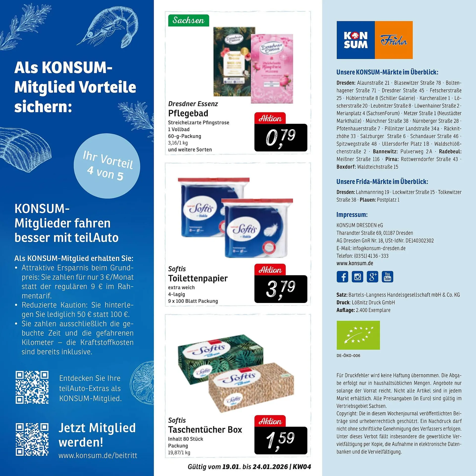 KONSUM Prospekt von 19. Januar bis 24. Januar 2026 - Prospekt seite 12