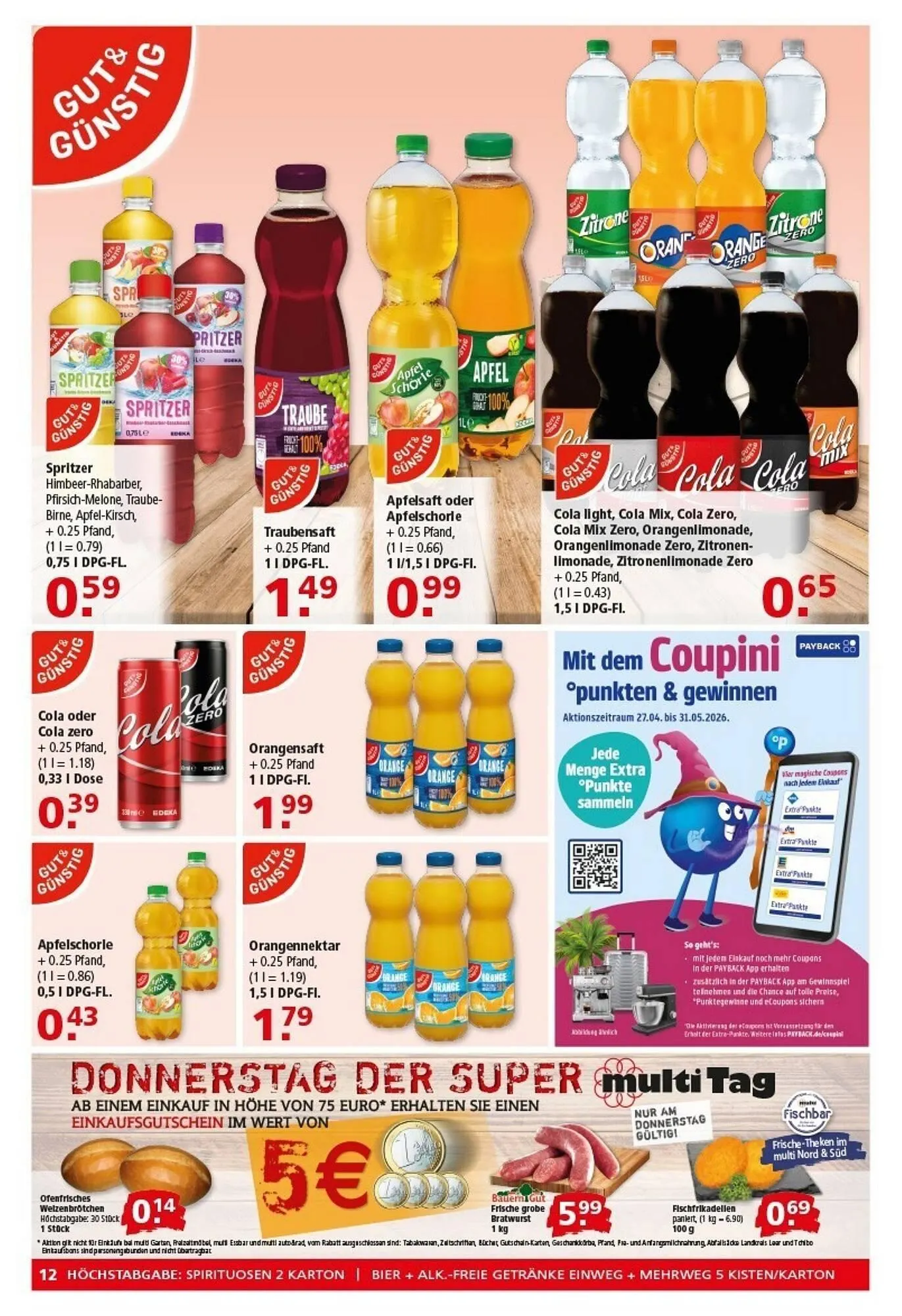 Multi Markt Prospekt von 27. April bis 2. Mai 2026 - Prospekt seite 12