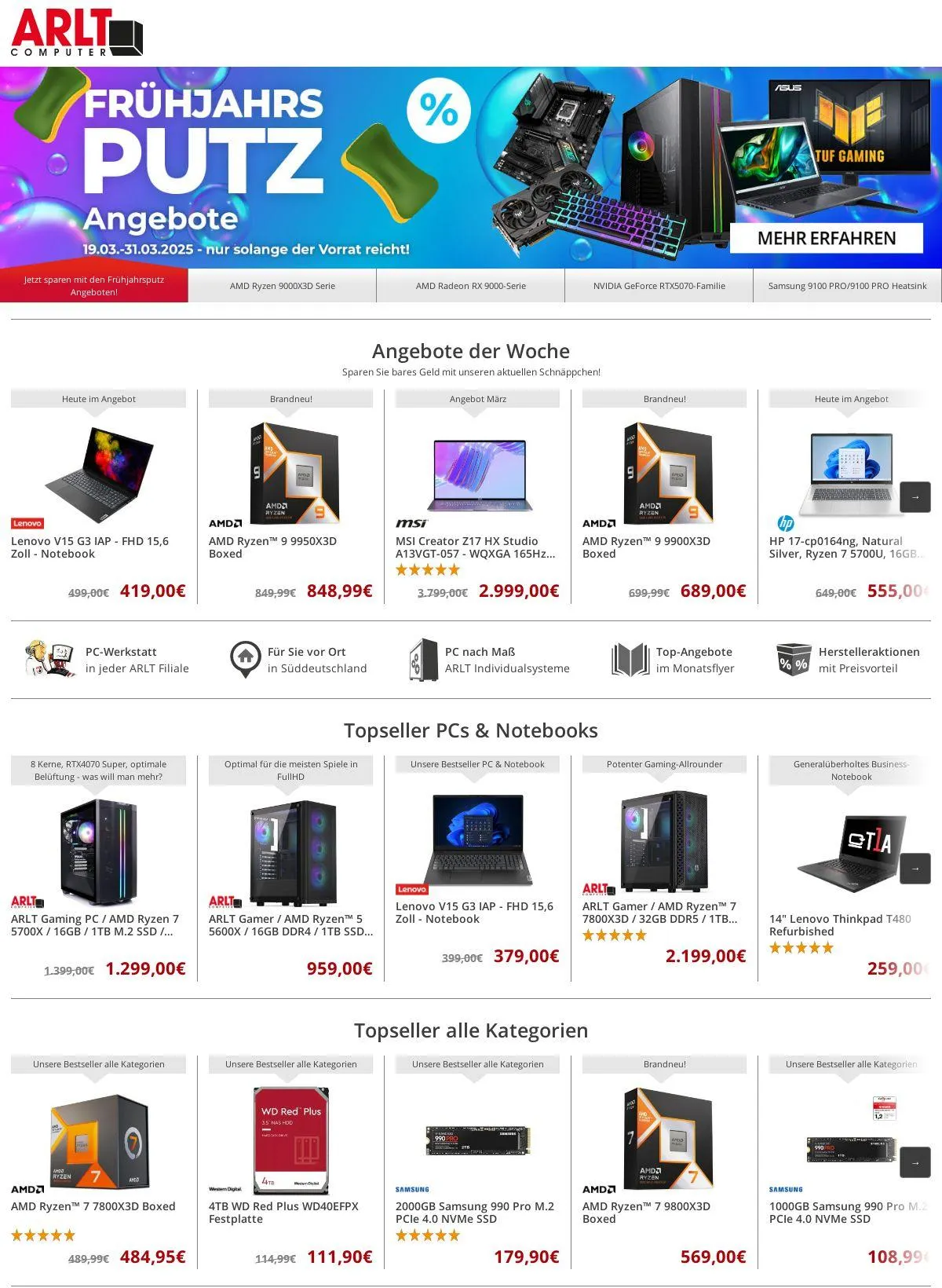 ARLT Computer Aktueller Prospekt - 1
