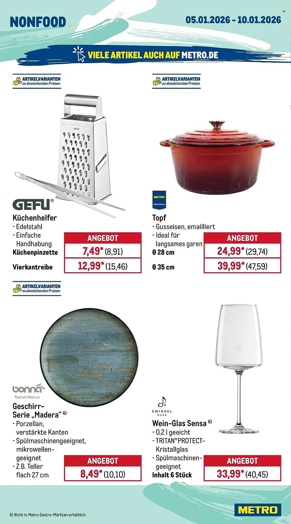 METRO Prospekt von 5. Januar bis 10. Januar 2026 - Prospekt seite 22