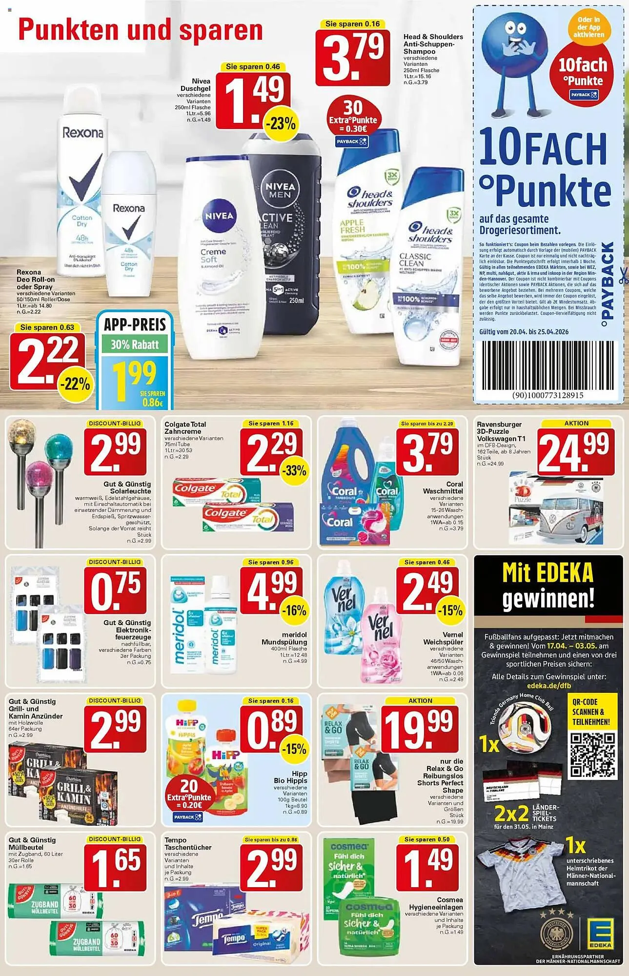 WEZ Prospekt von 20. April bis 25. April 2026 - Prospekt seite 15