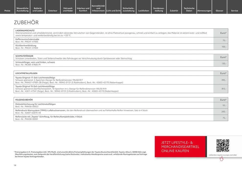 Toyota Prius Plug-in Hybrid von 7. Mai bis 7. Mai 2025 - Prospekt seite 14