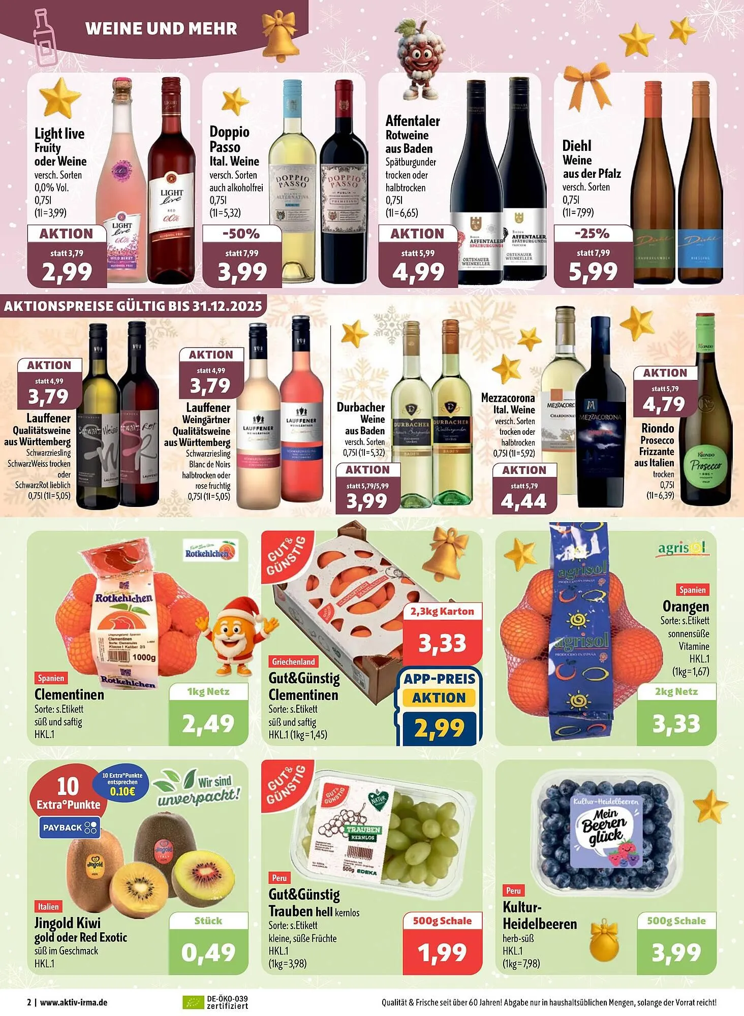 Aktiv Irma Prospekt von 15. Dezember bis 20. Dezember 2025 - Prospekt seite 2