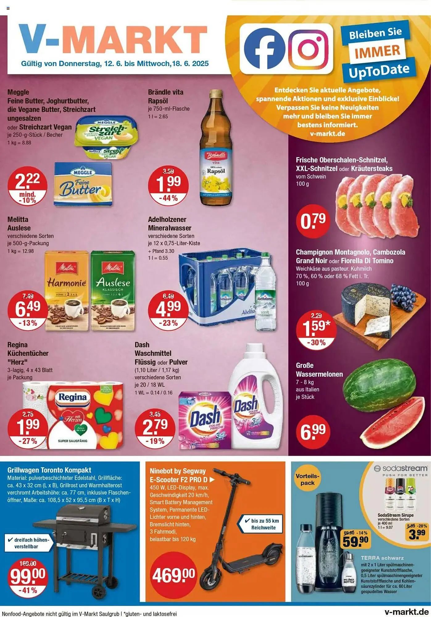 V Markt Prospekt von 12. Juni bis 18. Juni 2025 - Prospekt seite 1