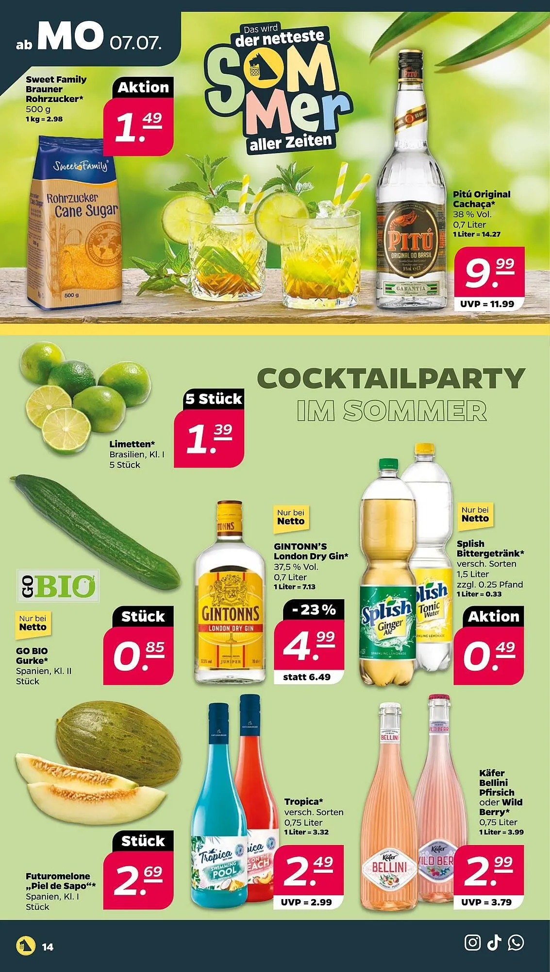 NETTO Prospekt von 7. Juli bis 12. Juli 2025 - Prospekt seite 18