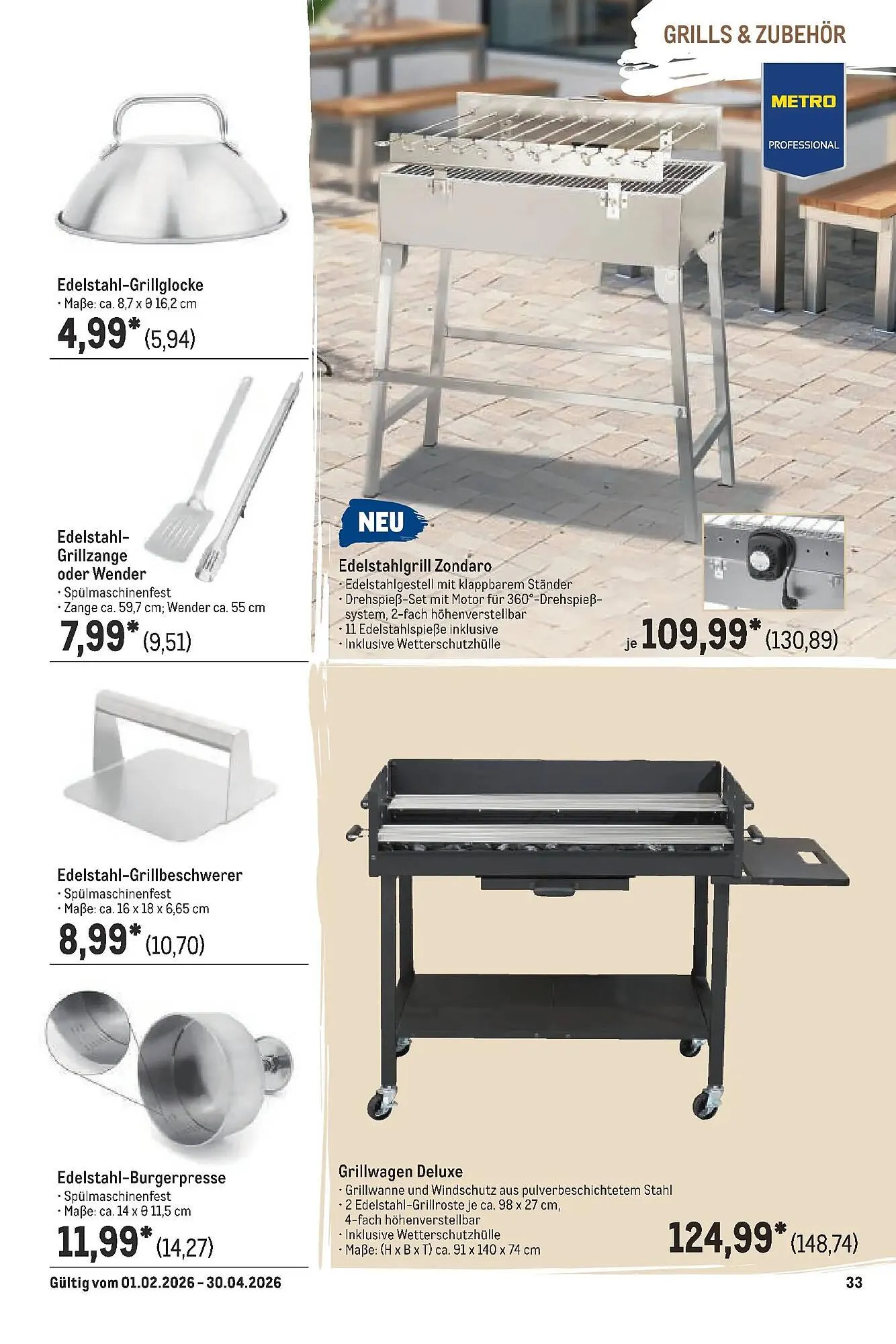 METRO Prospekt von 8. Februar bis 14. Februar 2026 - Prospekt seite 33