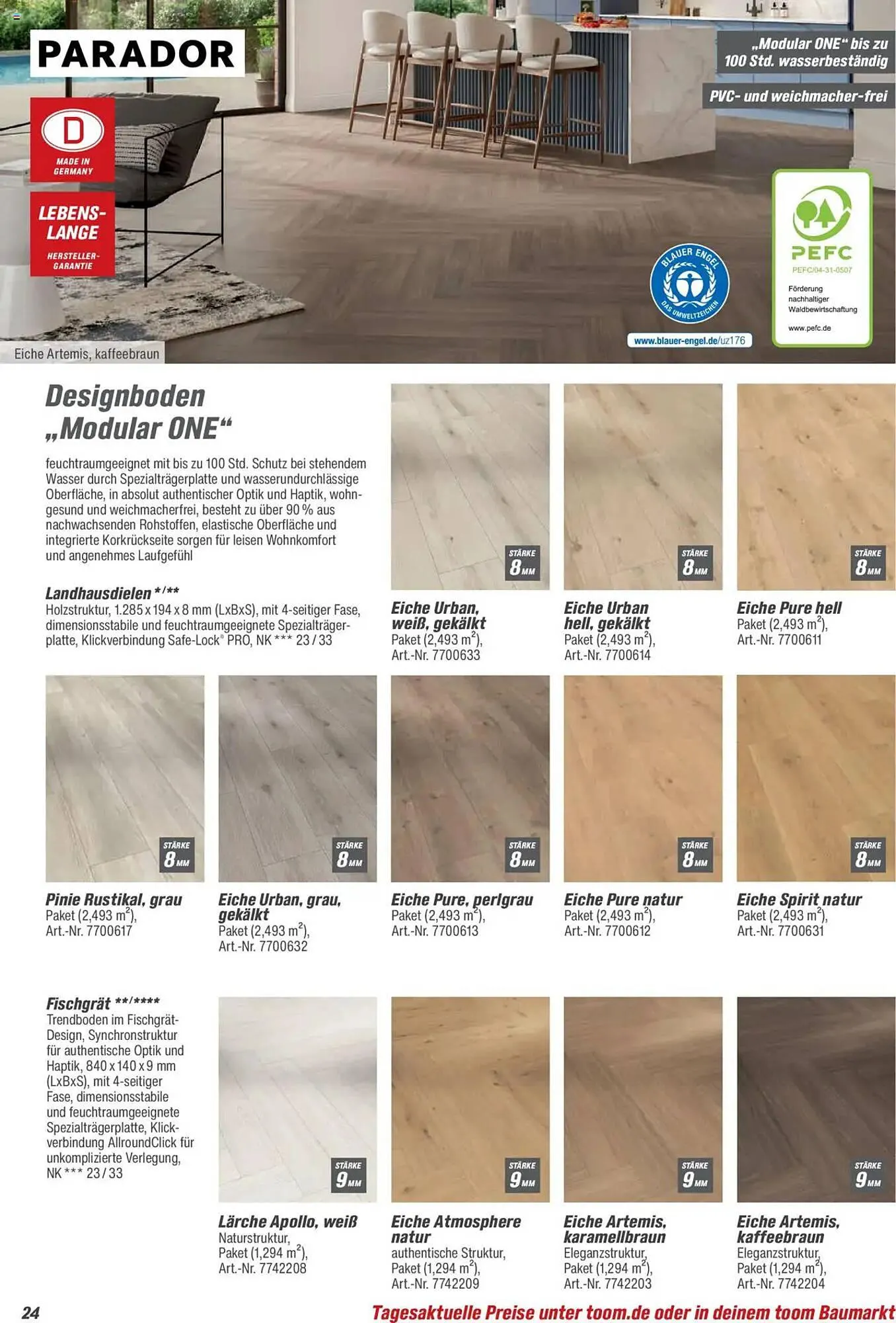 toom Baumarkt Prospekt von 21. August bis 31. Dezember 2025 - Prospekt seite 24