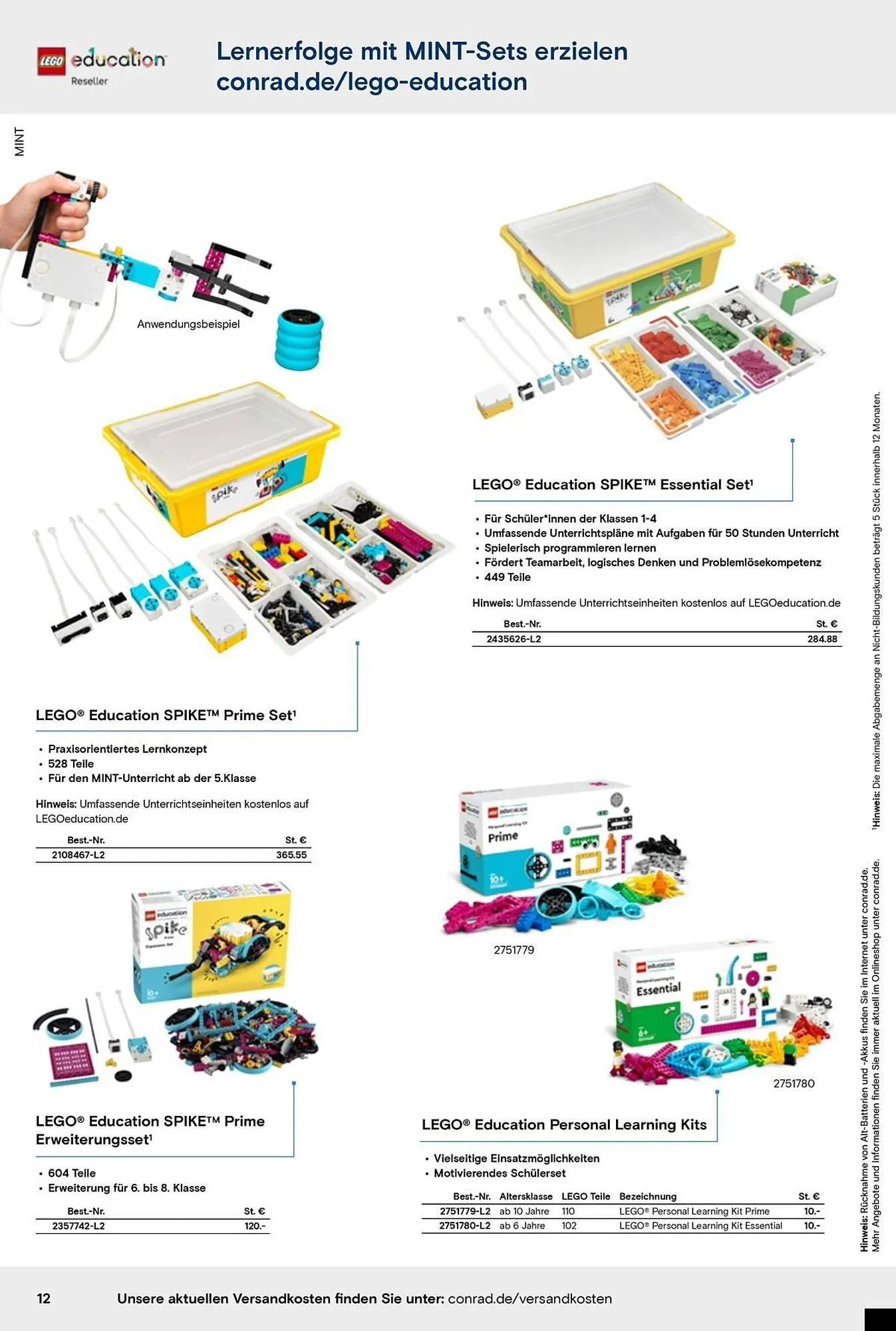Conrad Prospekt von 25. September bis 31. Dezember 2025 - Prospekt seite 12