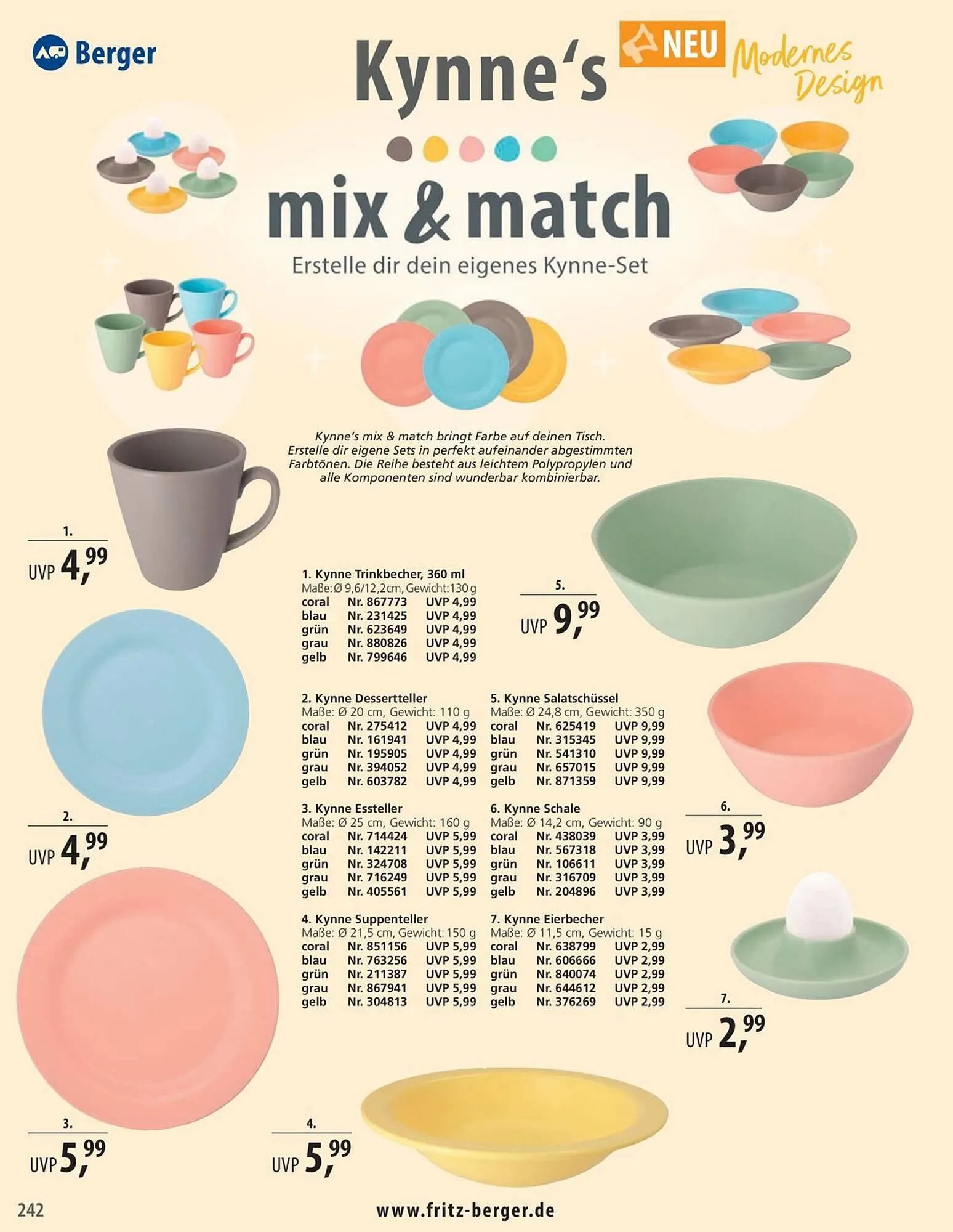 Fritz Berger Prospekt von 27. Mai bis 31. Dezember 2025 - Prospekt seite 242