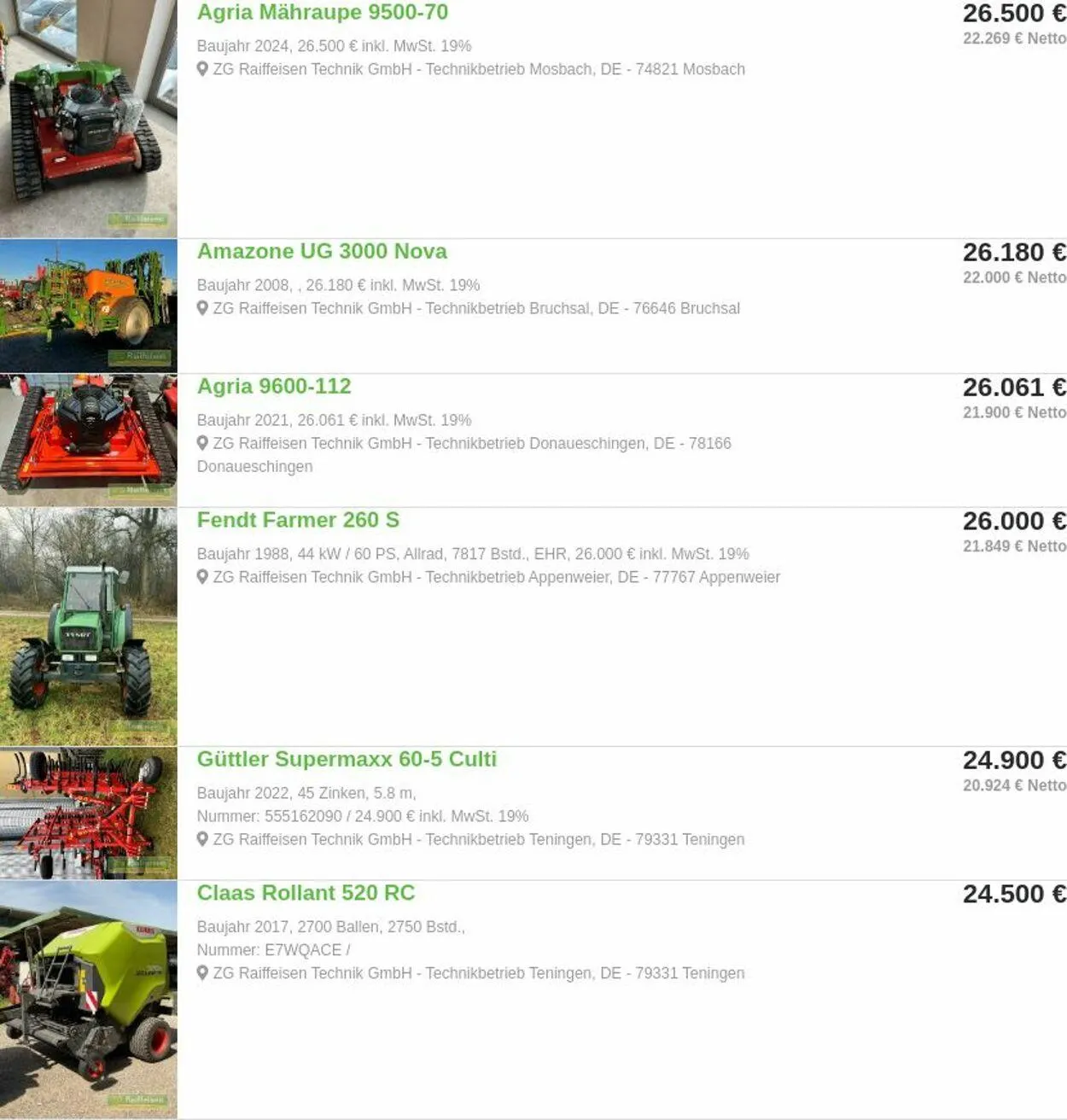 ZG Raiffeisen Aktueller Prospekt von 7. April bis 16. April 2025 - Prospekt seite 14