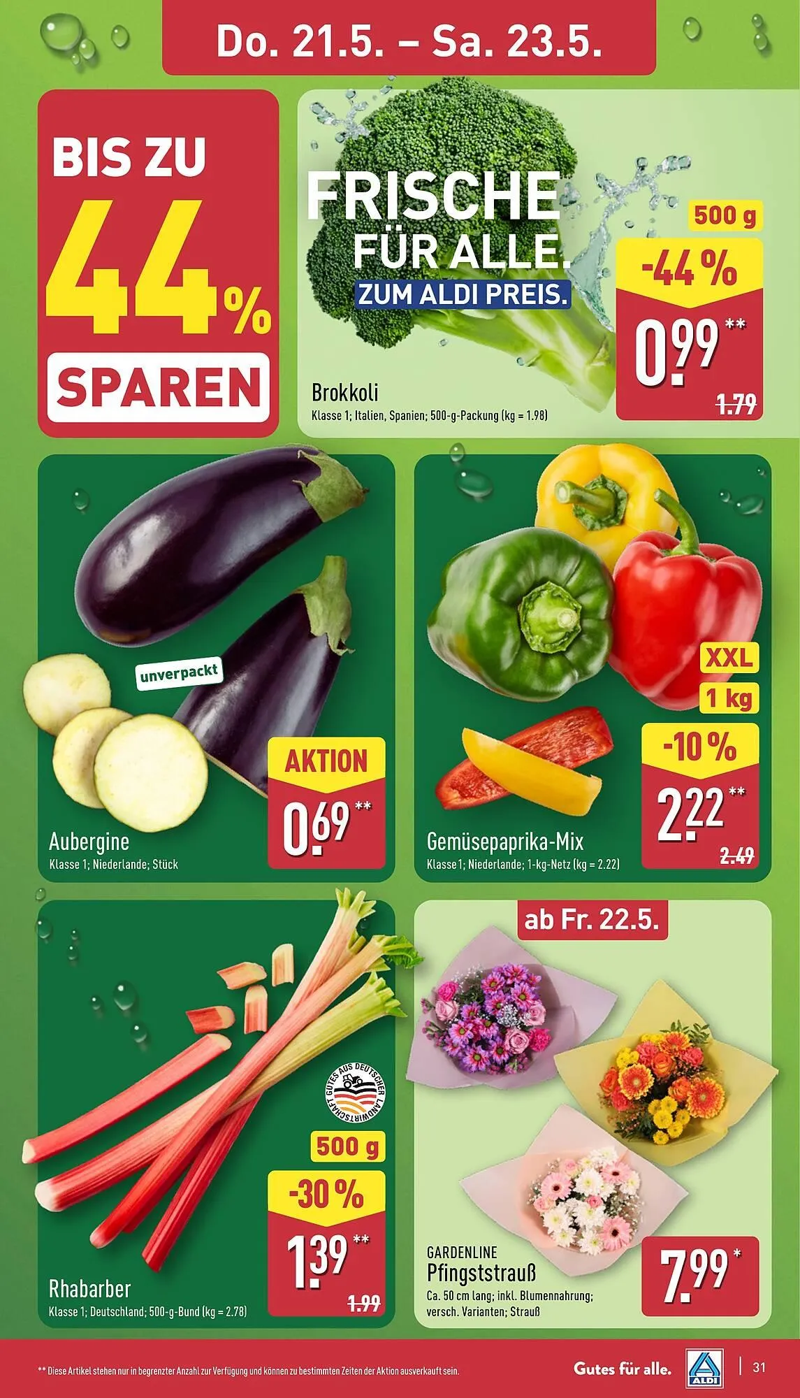 Aldi Nord Prospekt von 18. Mai bis 23. Mai 2026 - Prospekt seite 31