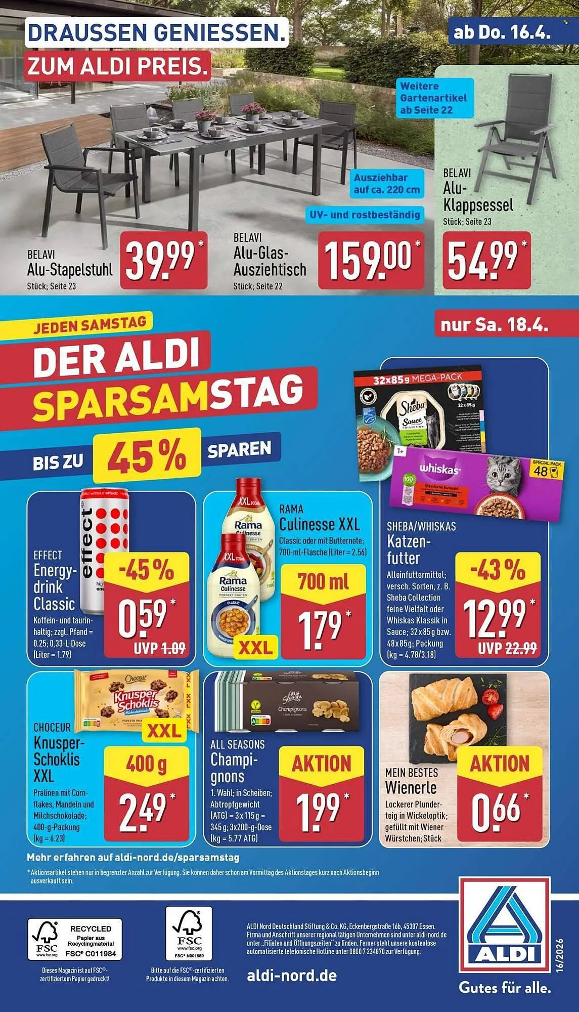 Aldi Nord Prospekt von 13. April bis 18. April 2026 - Prospekt seite 36