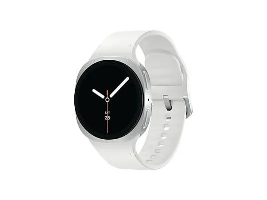 SAMSUNG Galaxy Watch 8 40 mm Smartwatch Kautschuk, 130-180 mm, Silver