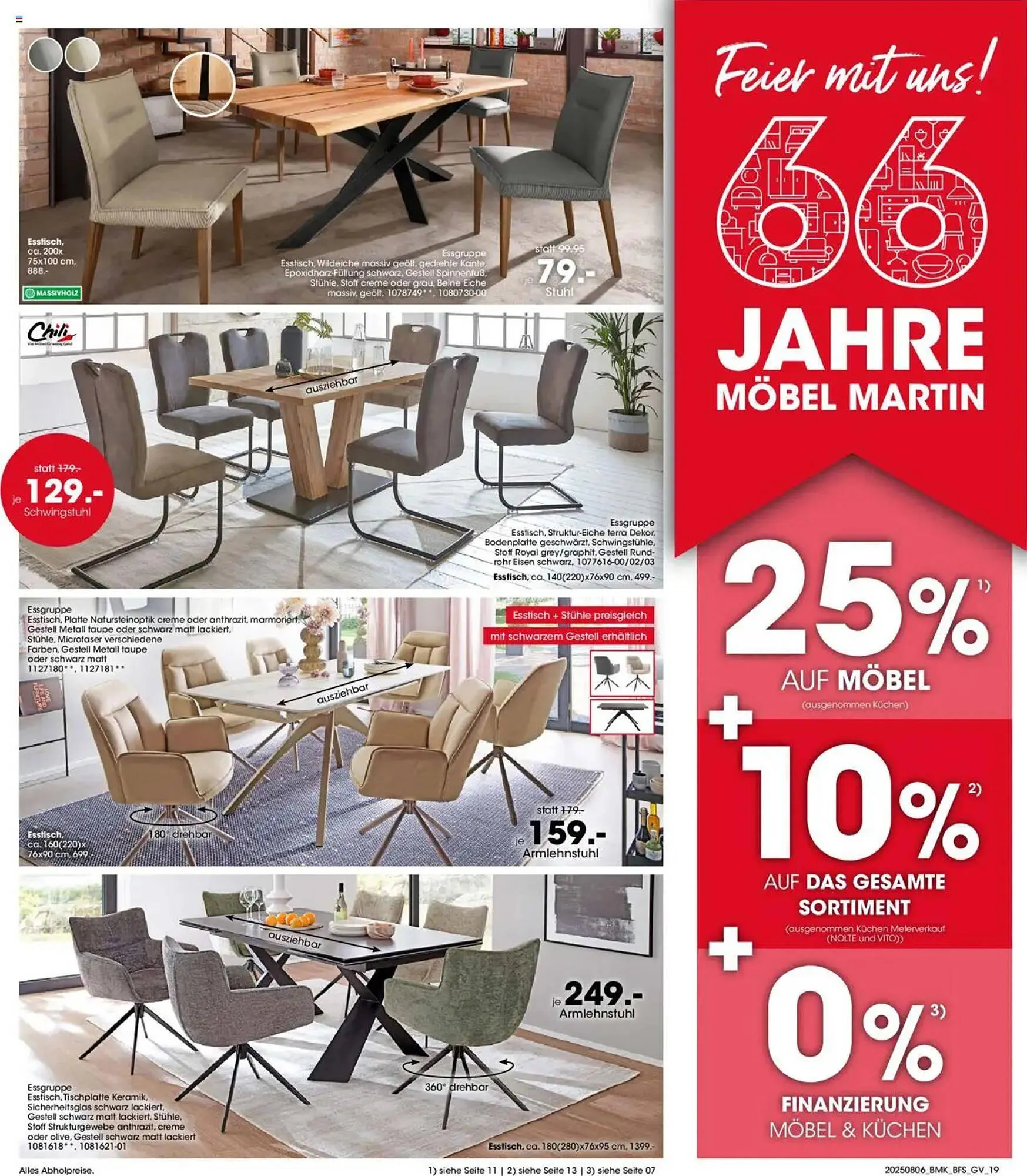 Möbel Martin Prospekt von 6. August bis 19. August 2025 - Prospekt seite 19