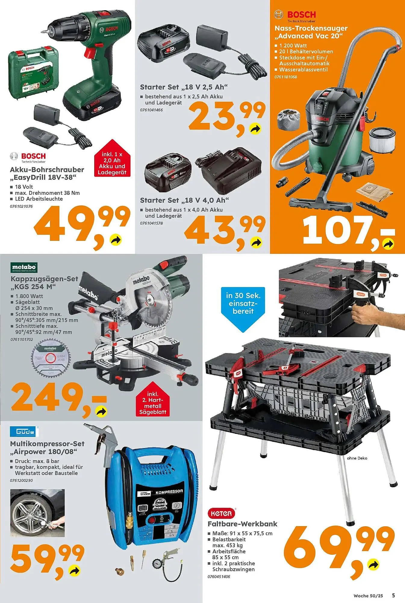 Globus Baumarkt Prospekt von 7. Dezember bis 13. Dezember 2025 - Prospekt seite 5