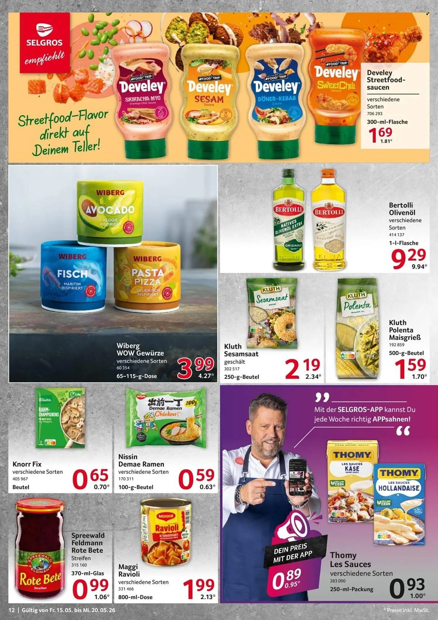 Selgros Prospekt von 15. Mai bis 20. Mai 2026 - Prospekt seite 12