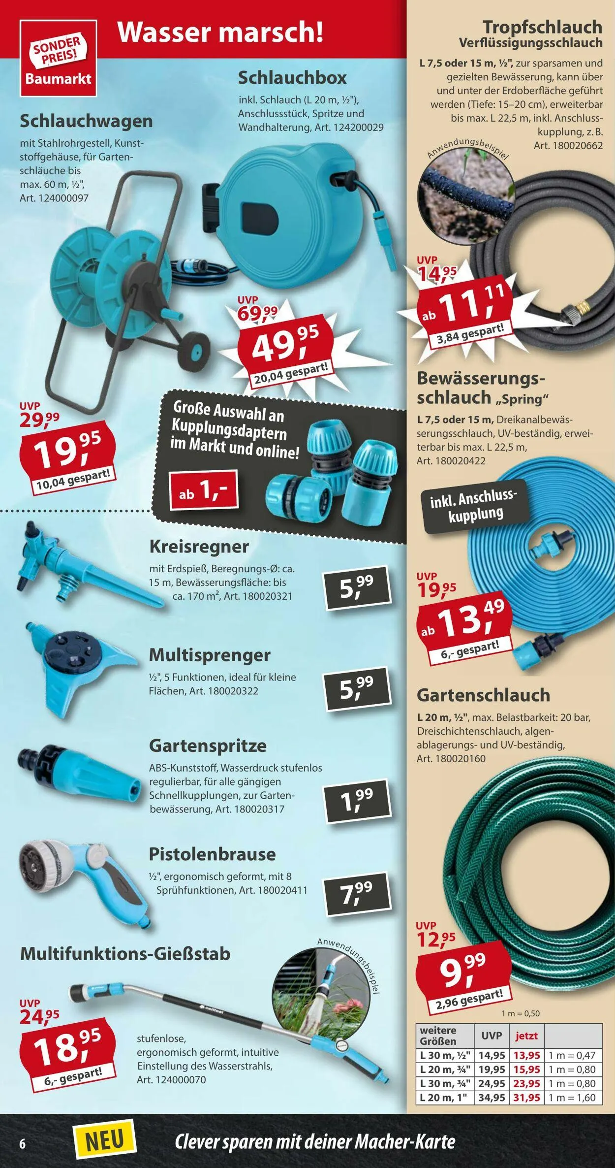 Sonderpreis Baumarkt Aktueller Prospekt von 17. März bis 30. März 2025 - Prospekt seite 6