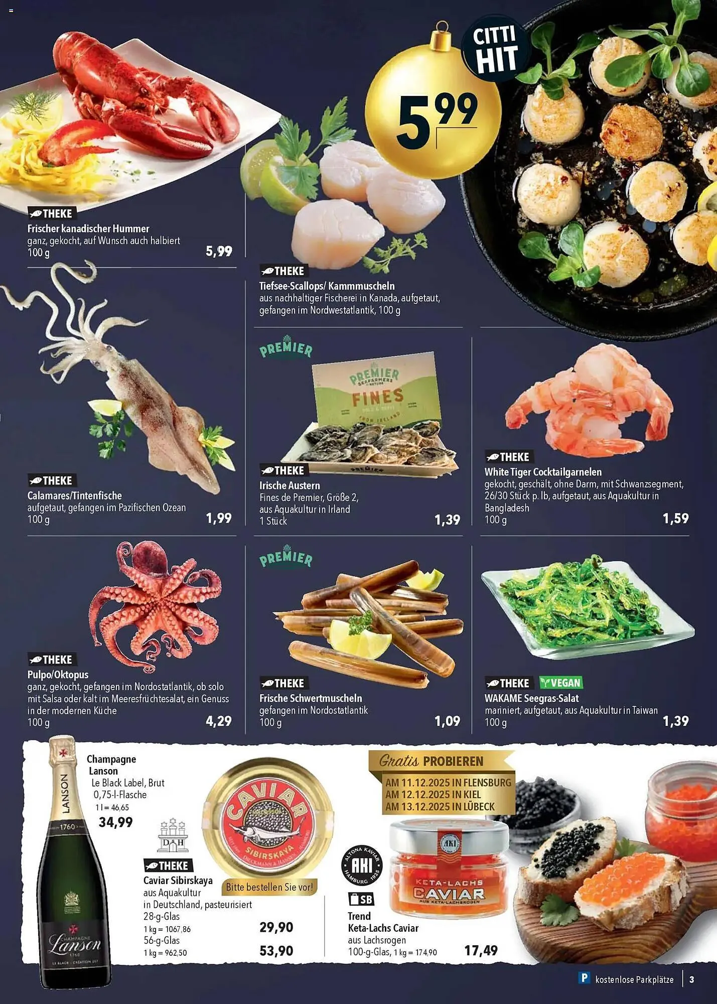 CITTI Markt Prospekt von 10. Dezember bis 16. Dezember 2025 - Prospekt seite 3