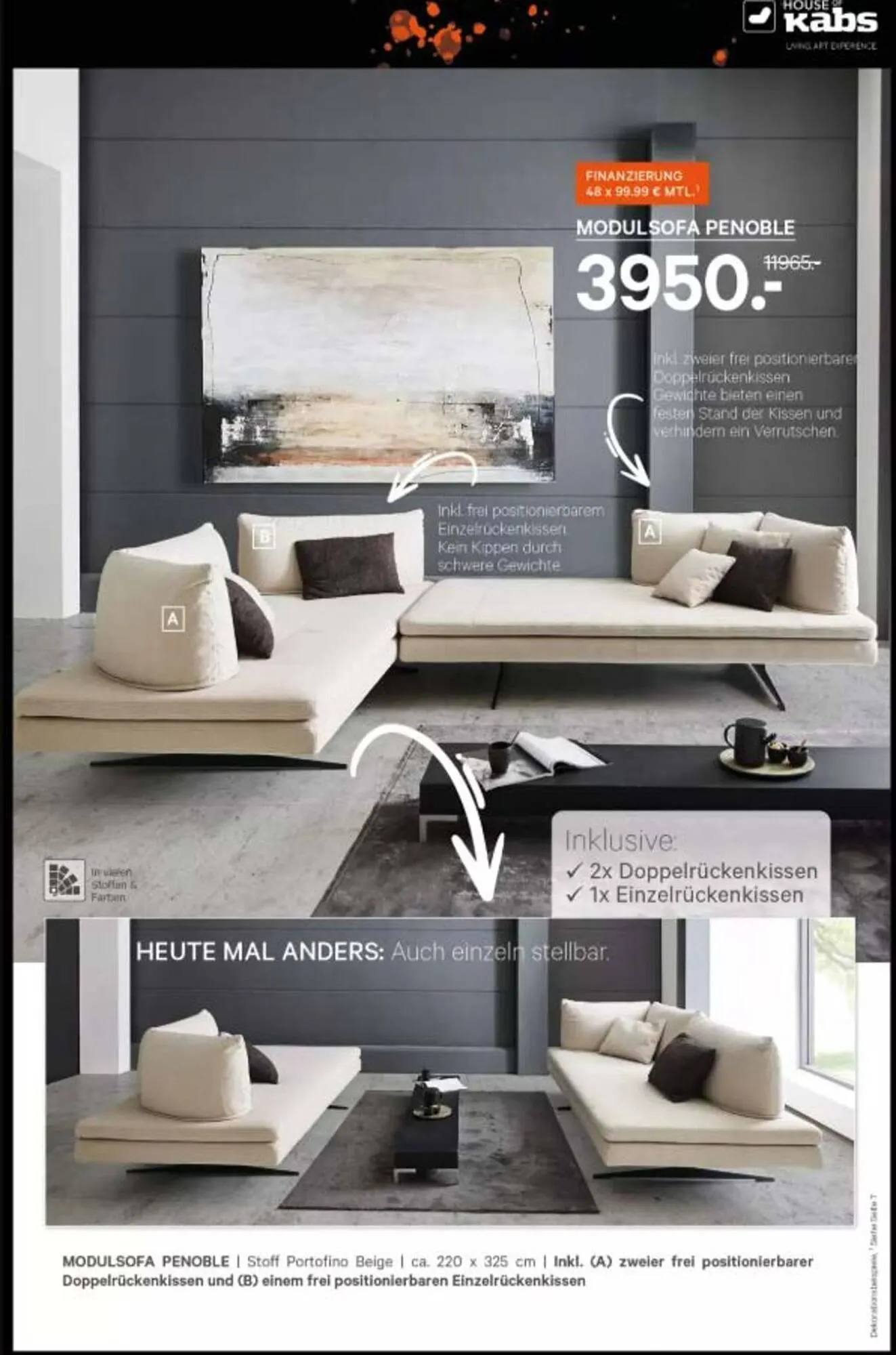 Kabs Polsterwelt Prospekt von 10. November bis 2. Dezember 2025 - Prospekt seite 7