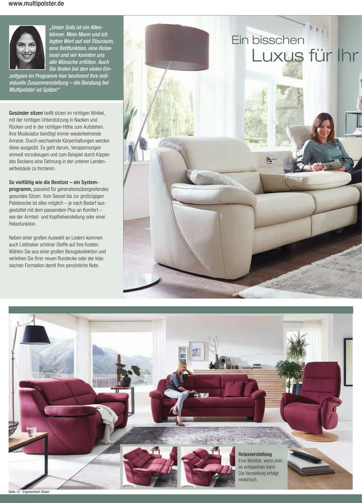 Multipolster Aktueller Prospekt von 2. Juni bis 16. Juni 2025 - Prospekt seite 12