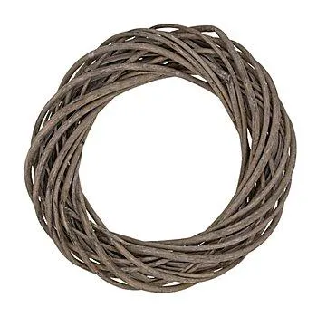 Weidenkranz, grau, 20 cm Ø