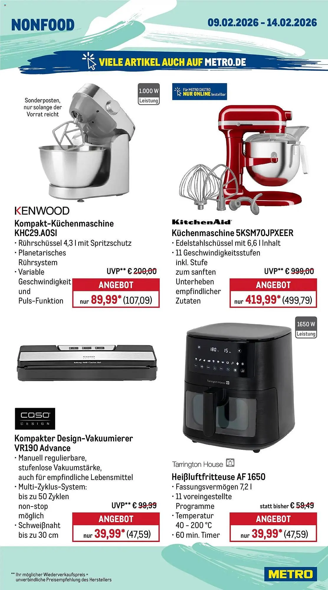 METRO Prospekt von 9. Februar bis 14. Februar 2026 - Prospekt seite 21