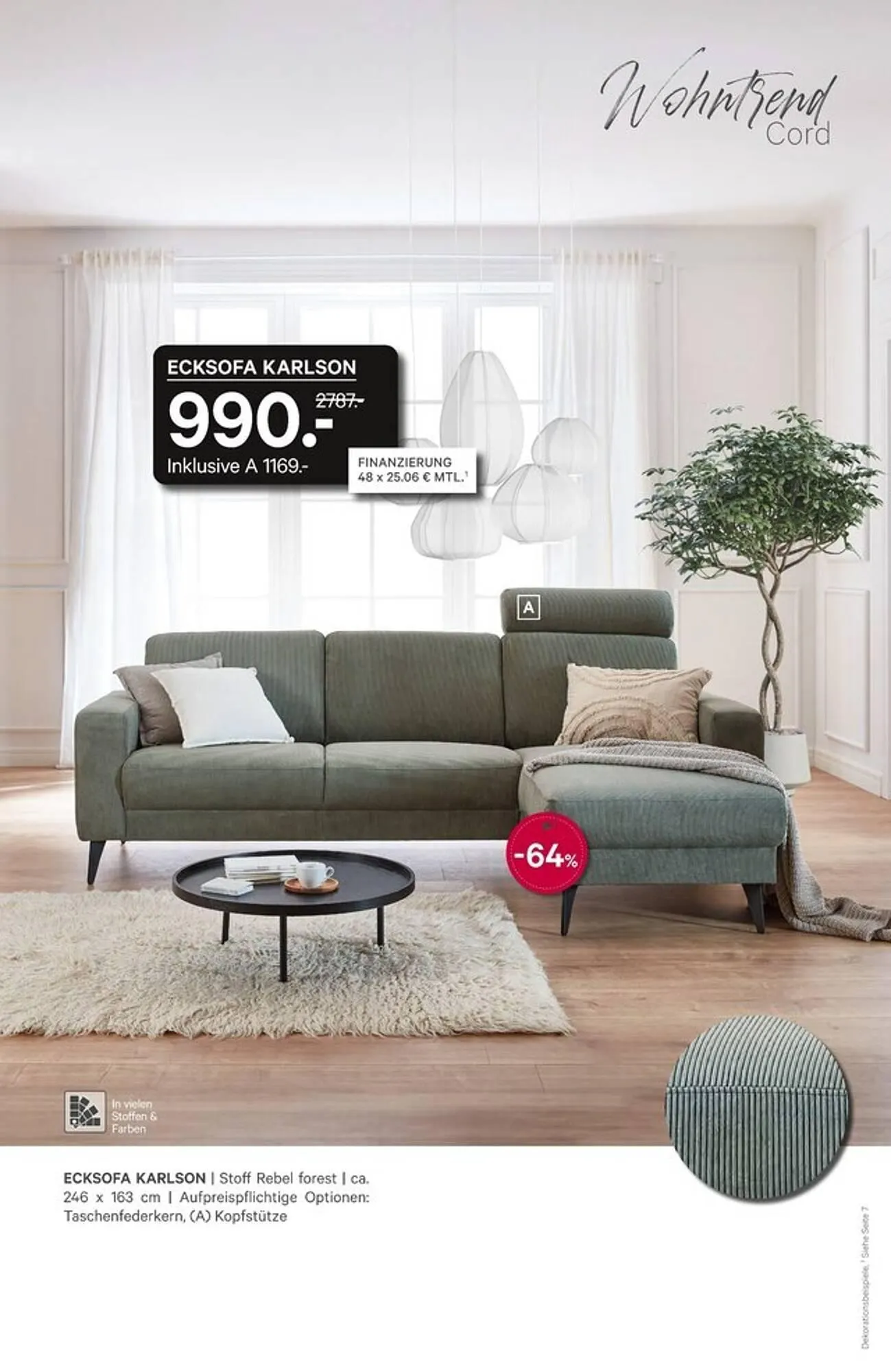 Kabs Polsterwelt Prospekt von 11. April bis 1. Mai 2025 - Prospekt seite 21