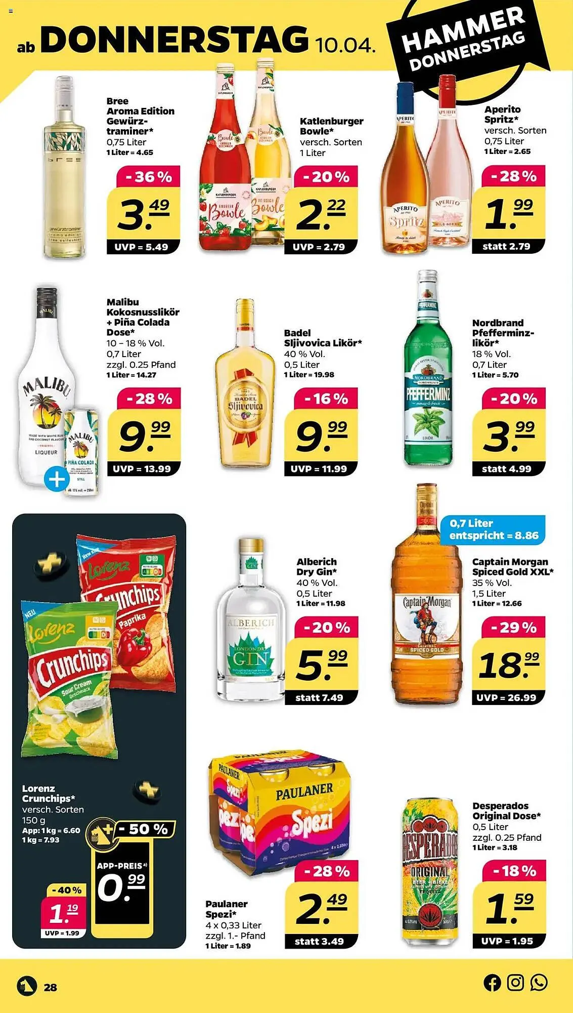 NETTO Prospekt von 7. April bis 12. April 2025 - Prospekt seite 28