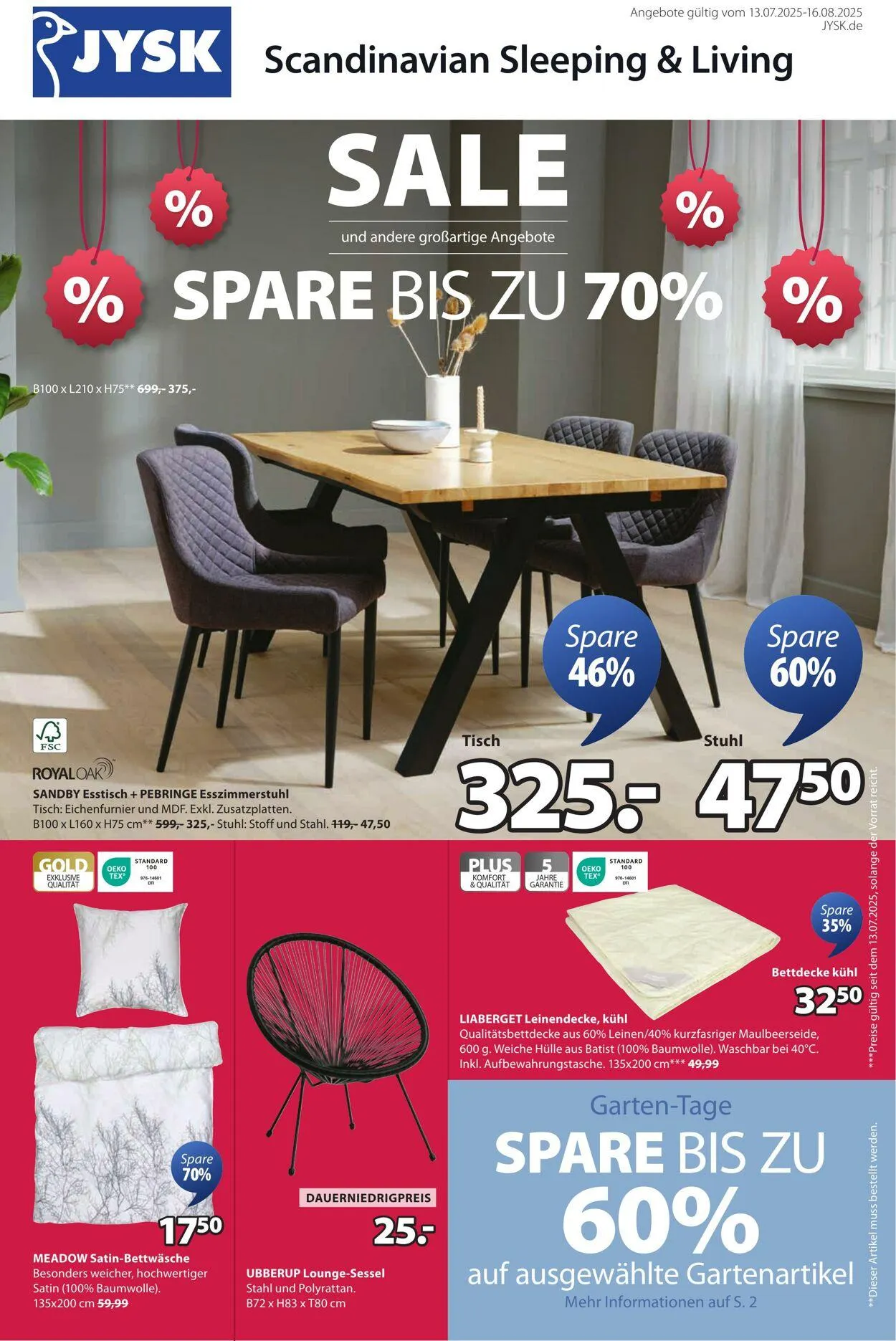 JYSK von 16. Juli bis 30. Juli 2025 - Prospekt seite 2
