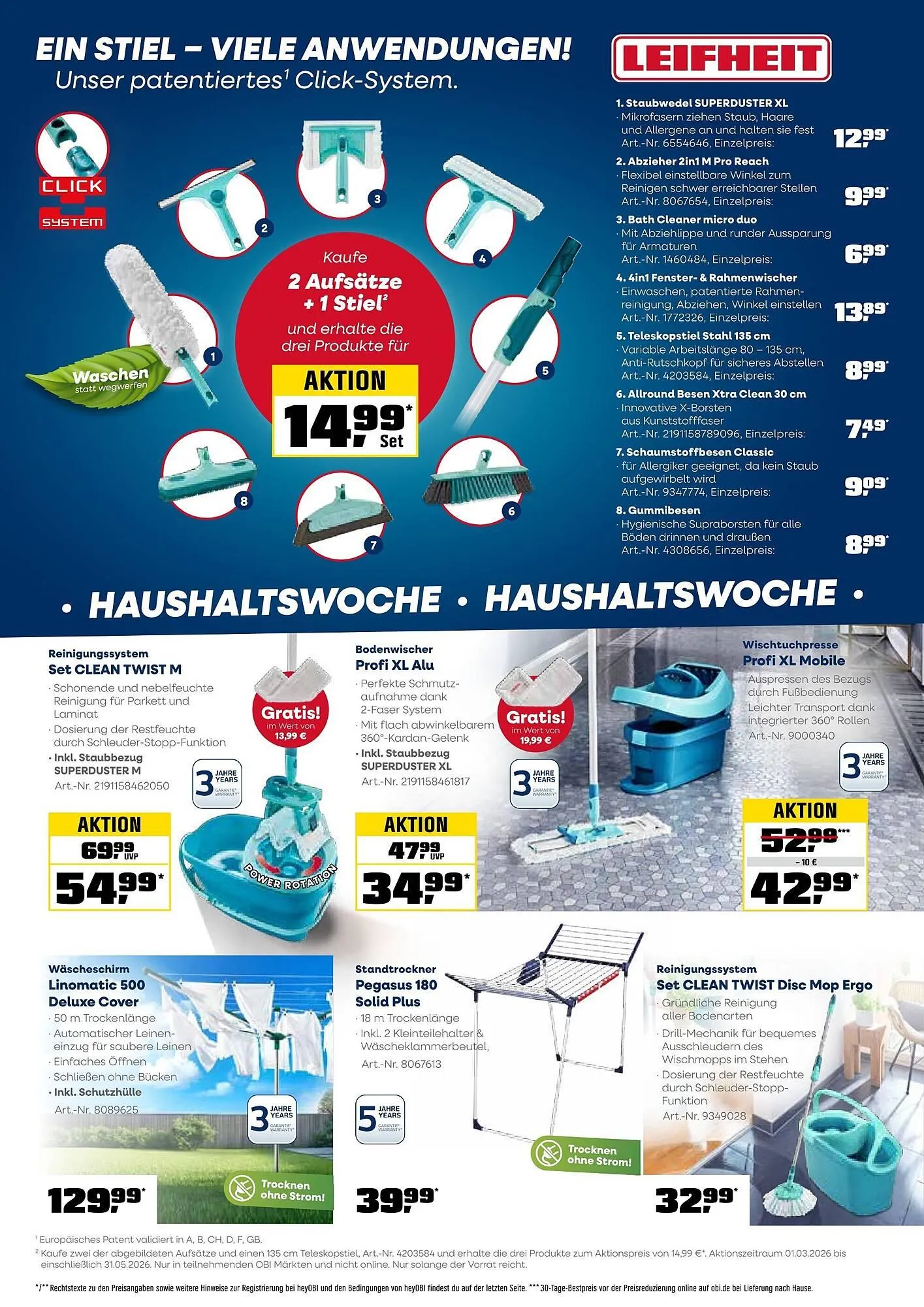 OBI Prospekt von 1. März bis 31. März 2026 - Prospekt seite 20