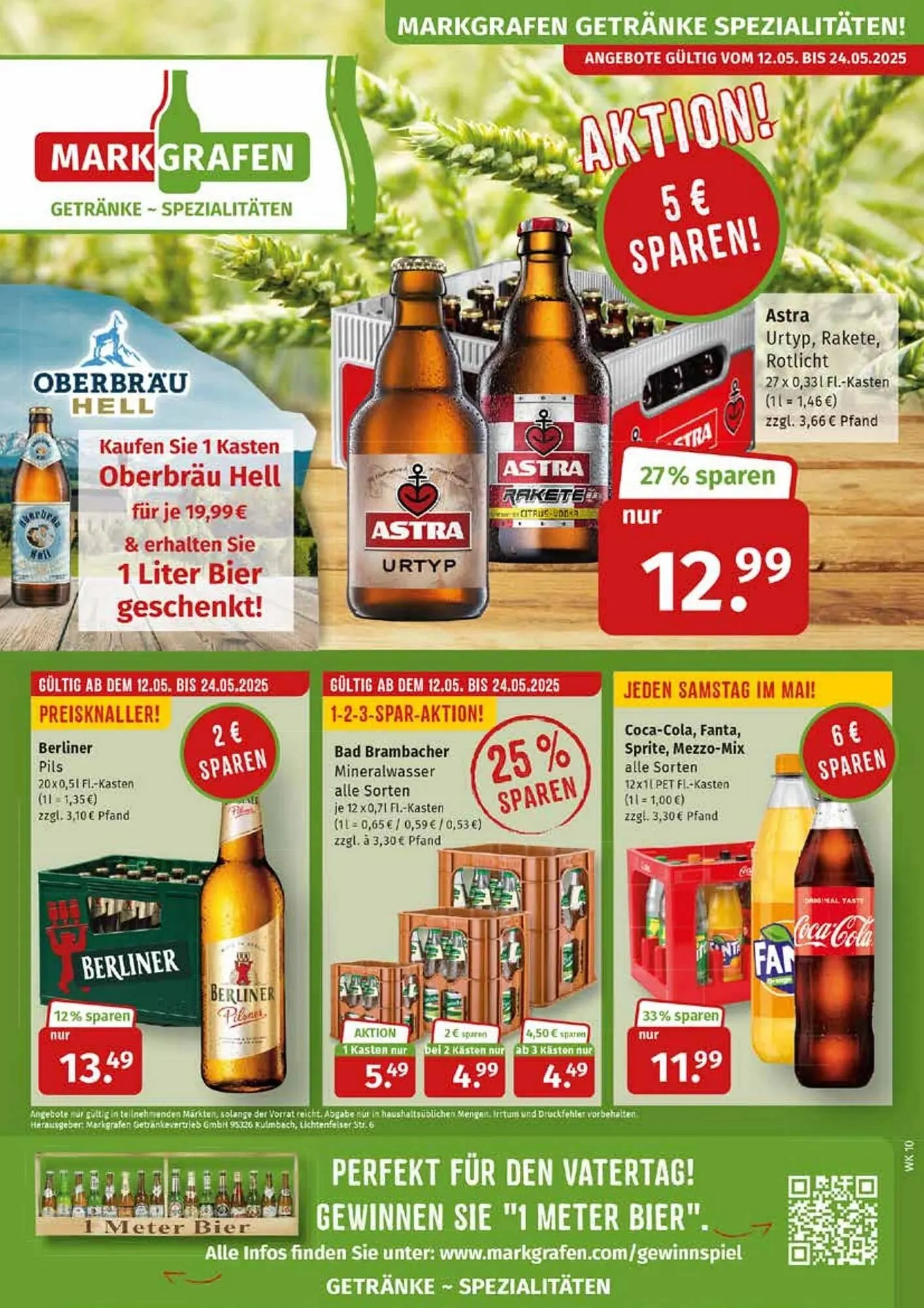 Markgrafen Prospekt von 28. April bis 25. Mai 2025 - Prospekt seite 8