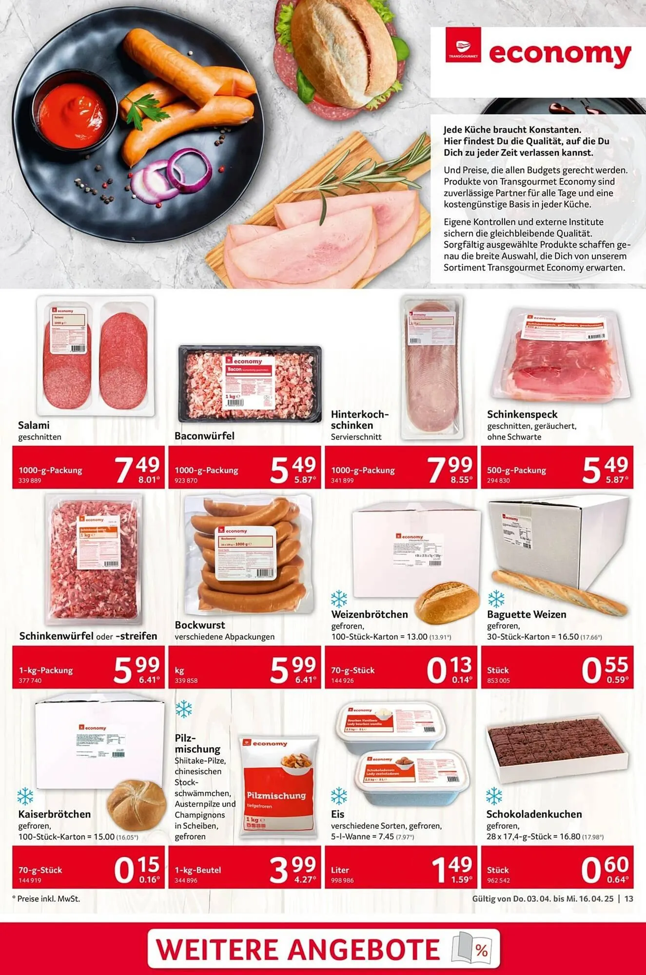Selgros Prospekt von 3. April bis 16. April 2025 - Prospekt seite 13